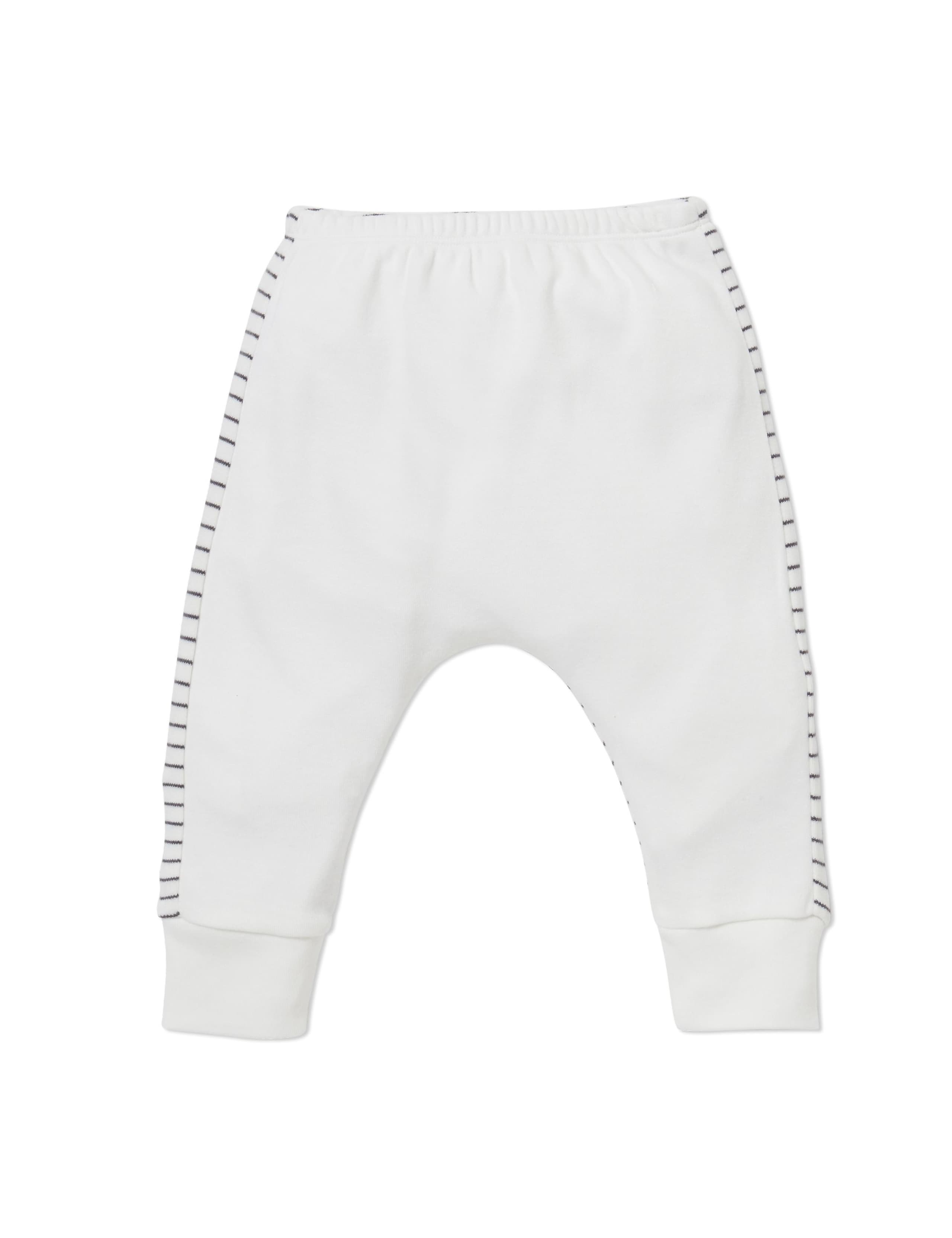 Cotton Blend Striped Joggers (0-4 Yrs) 2 of 4