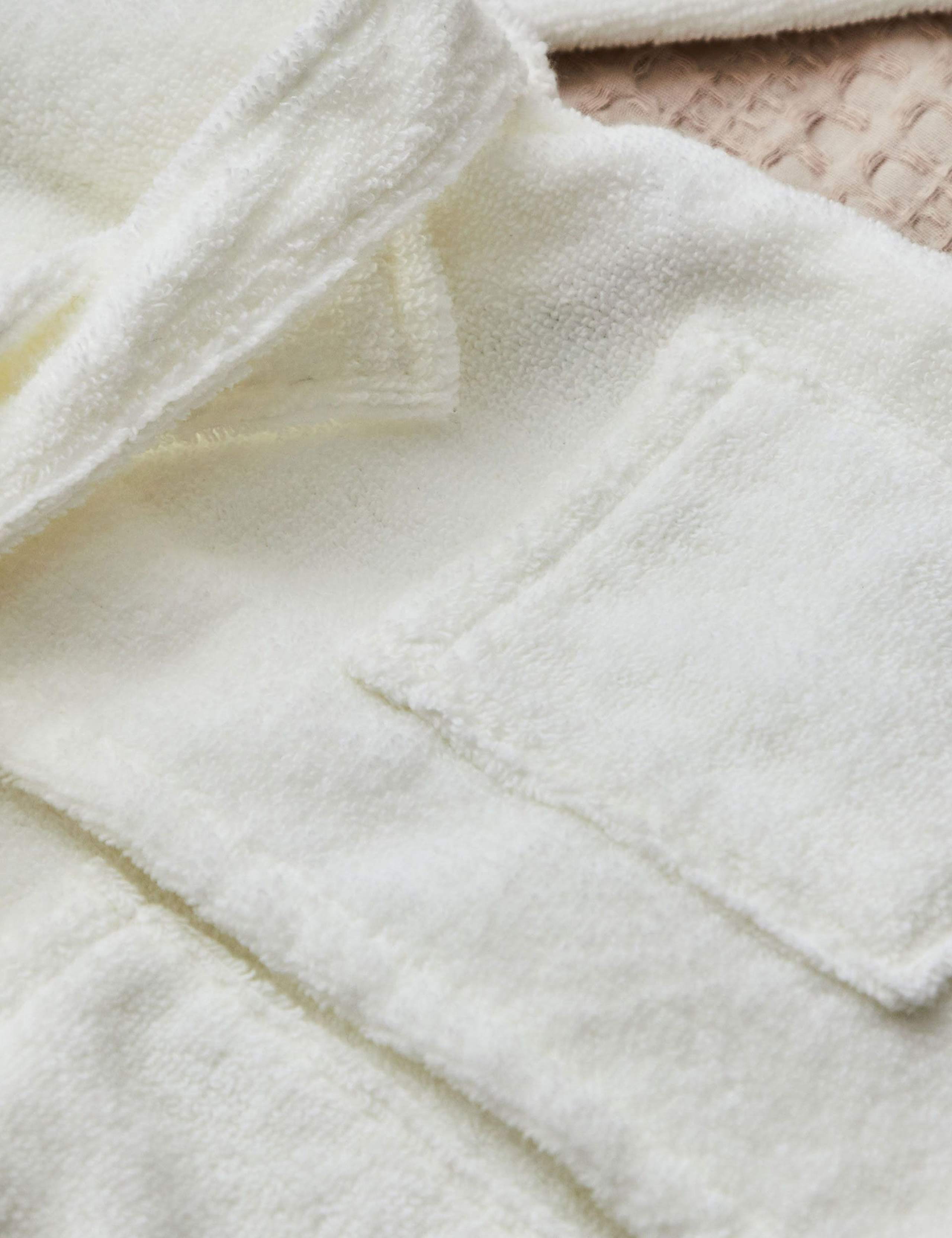 Personalised Ivory Towelling Robe 4 of 4