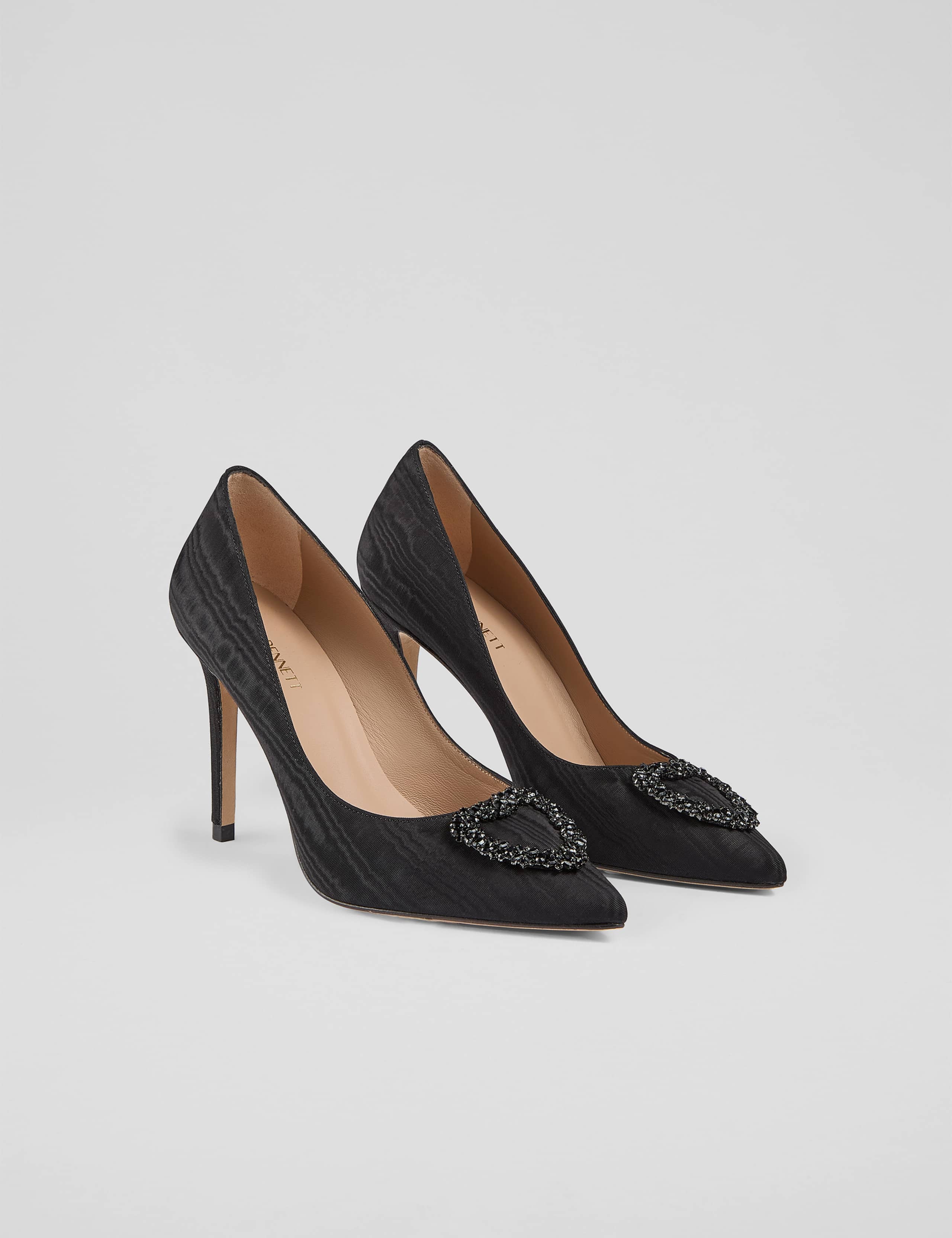 Embellished Stiletto Heel Court Shoes 3 of 4