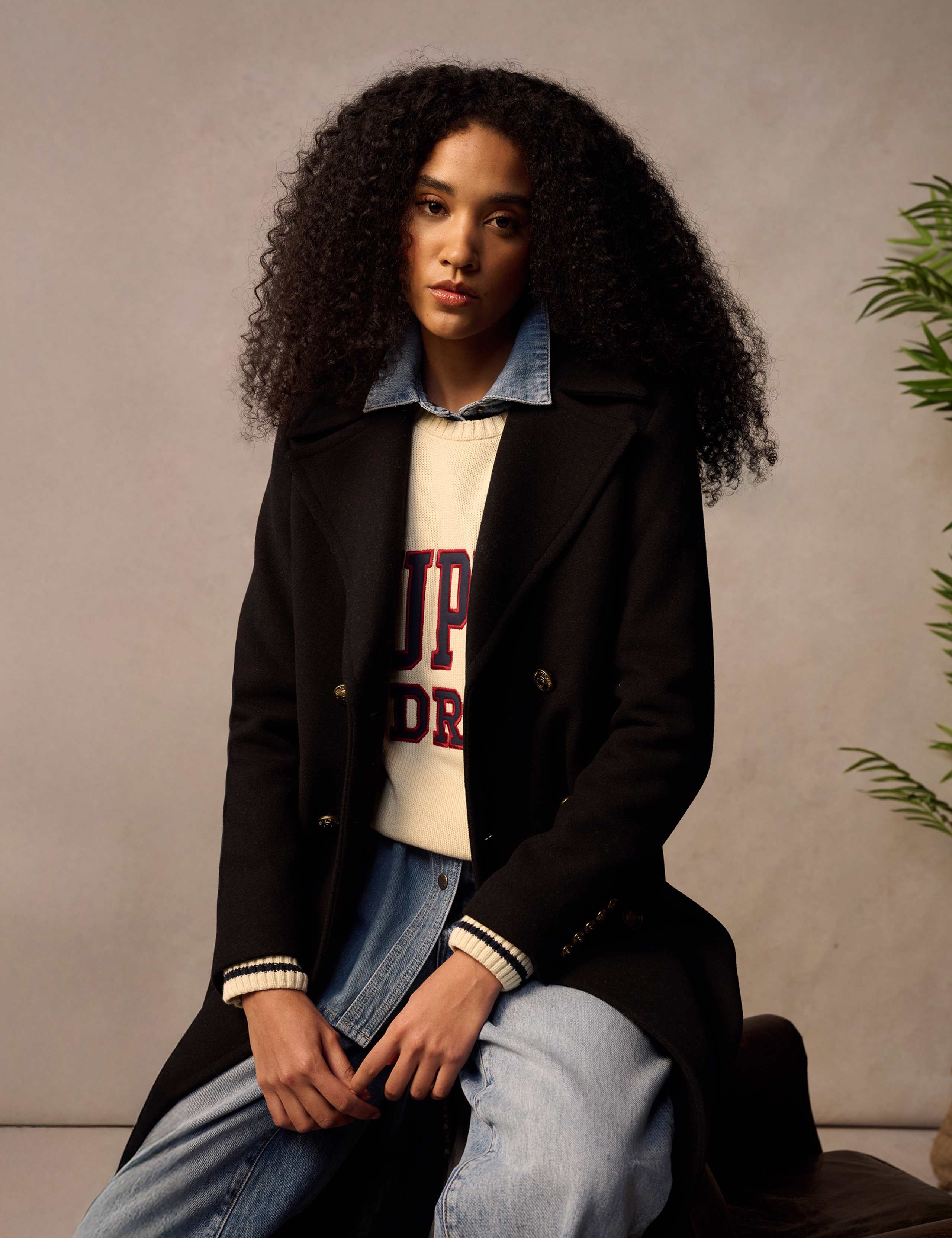 Pure Wool Double Breasted Longline Coat 6 of 7