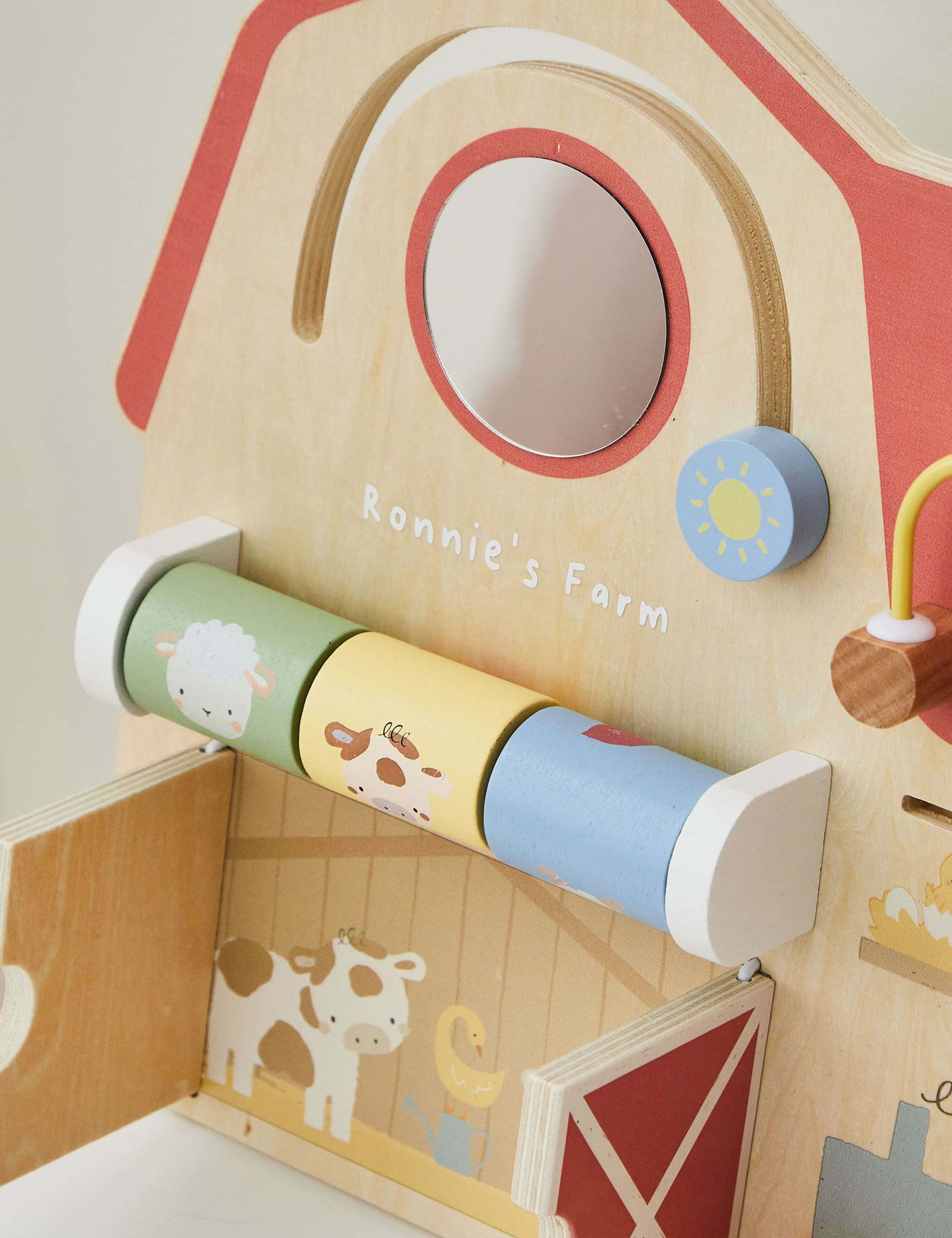 Personalised Farm House Busy Board Toy 2 of 2