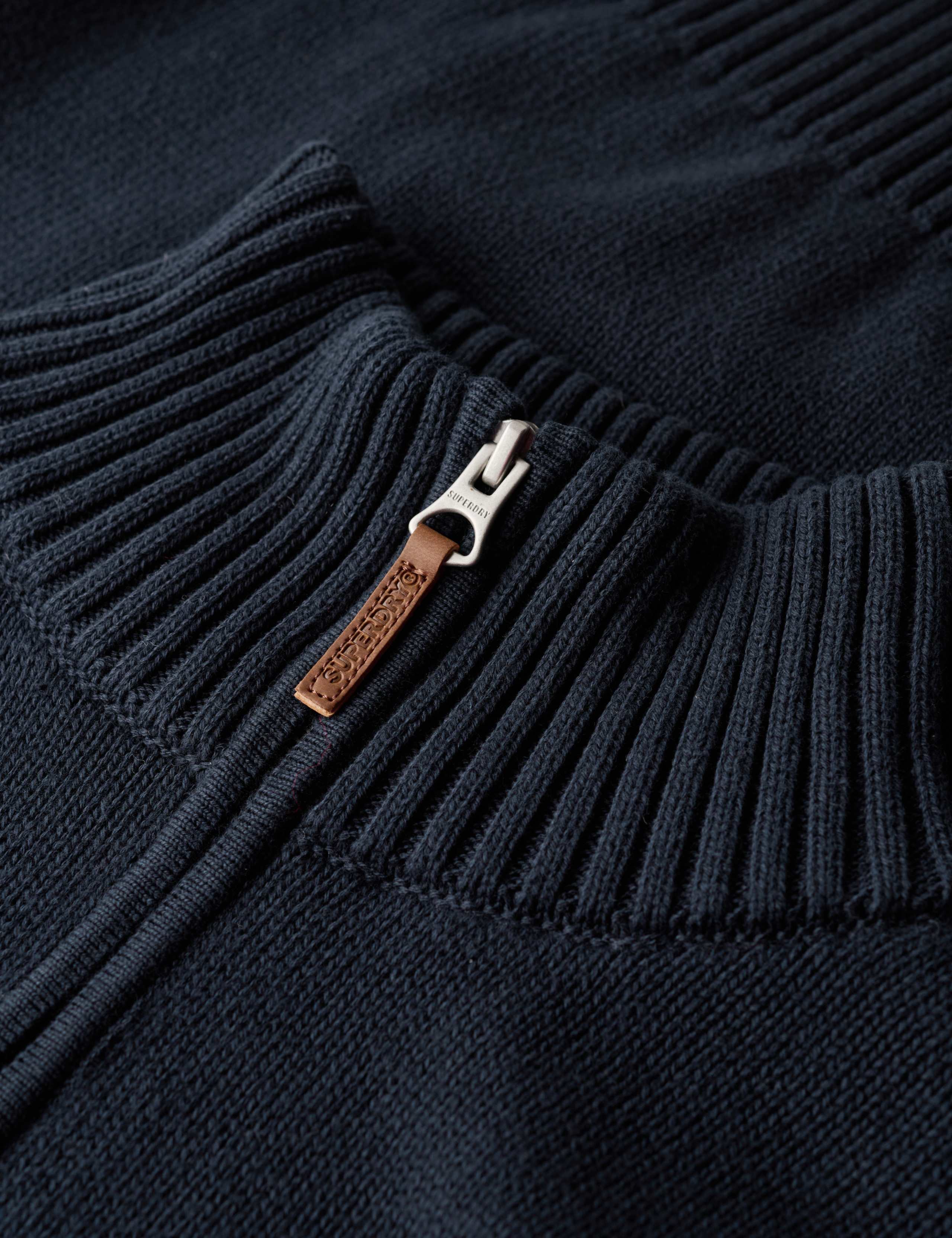 Pure Cotton Knitted Henley Jumper 5 of 5