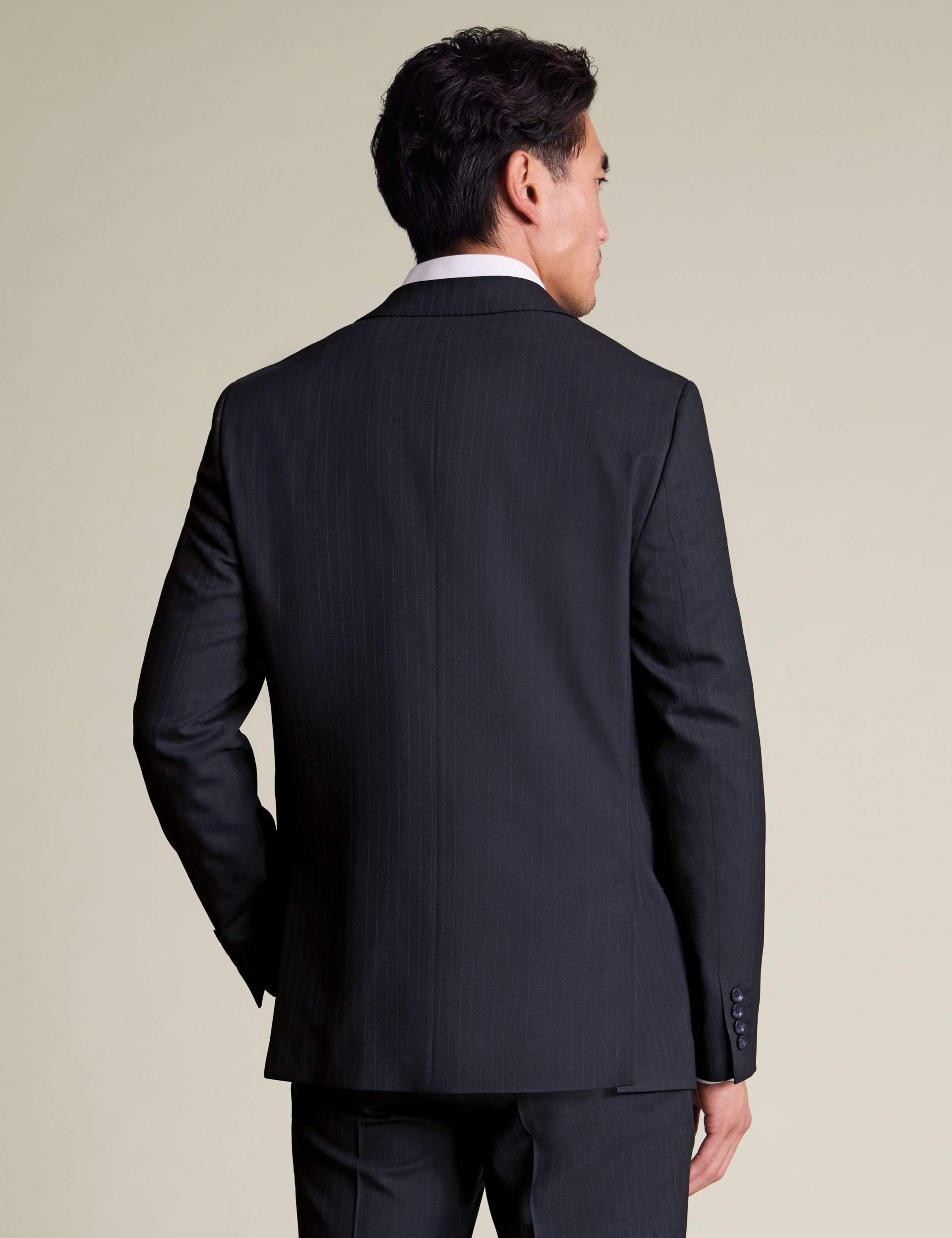 Slim Fit Wool Rich Pinstripe Suit Jacket 3 of 5