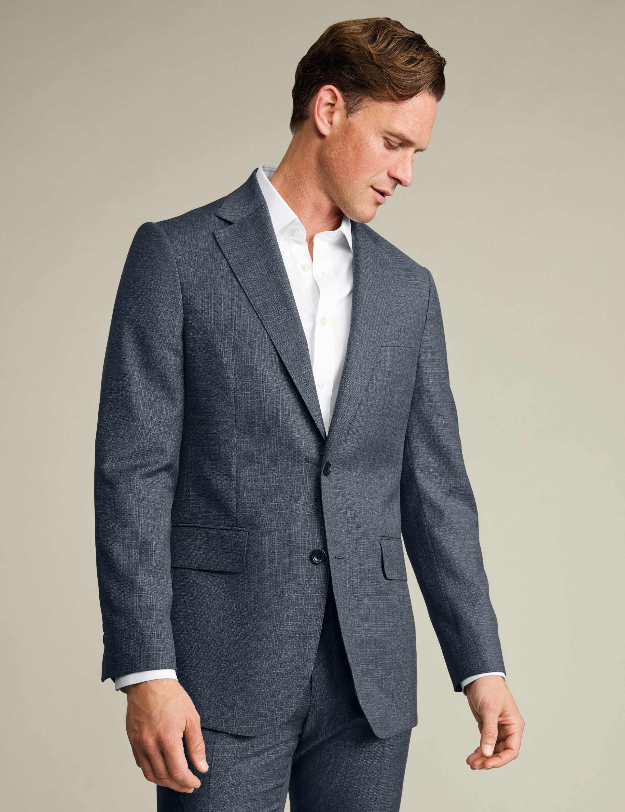 Slim Fit Italian Wool Suit Jacket 1 of 5