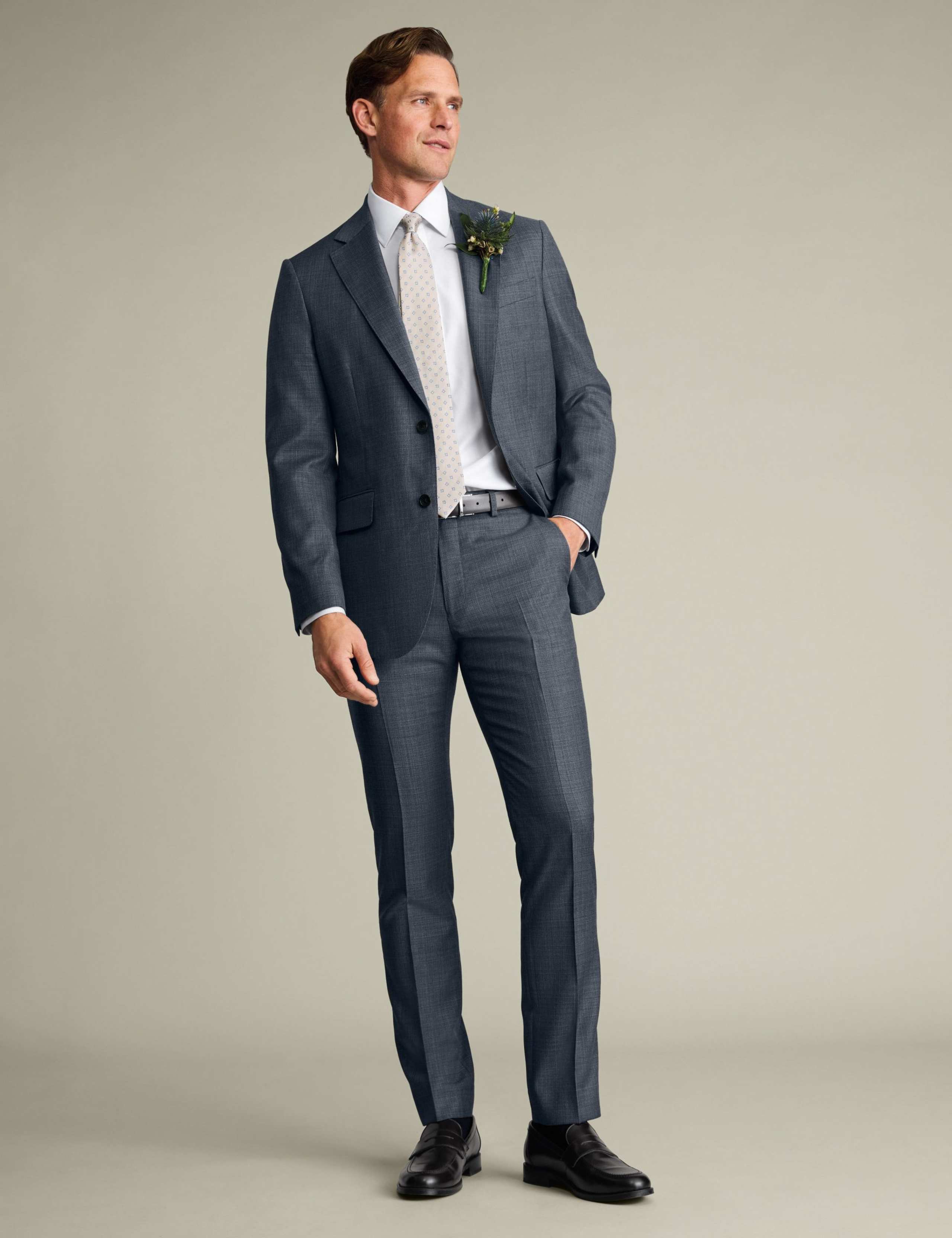 Slim Fit Italian Wool Suit Jacket 2 of 5