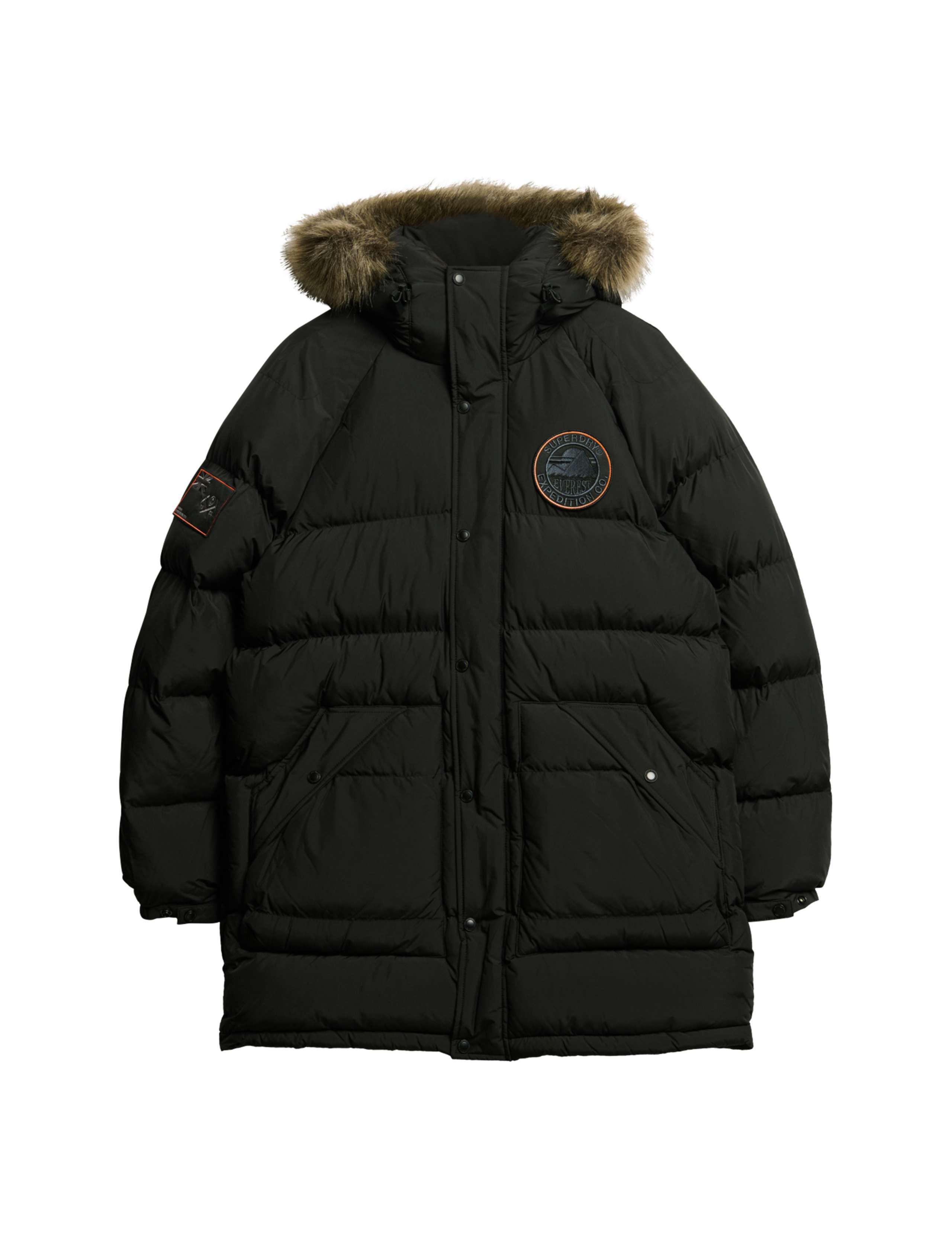 Padded Hooded Longline Parka Jacket 2 of 7