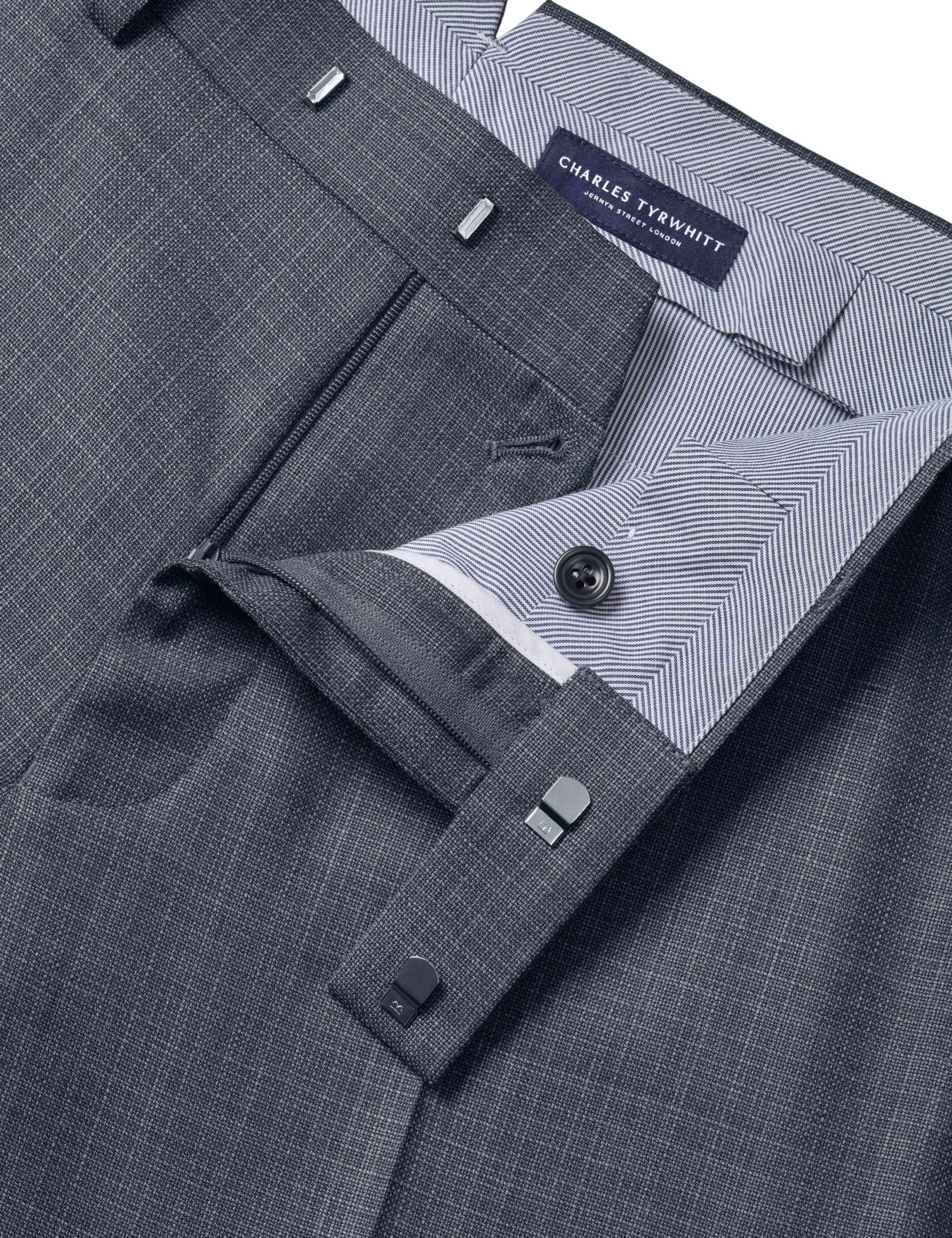 Slim Fit Pure Wool Suit Trousers 4 of 4