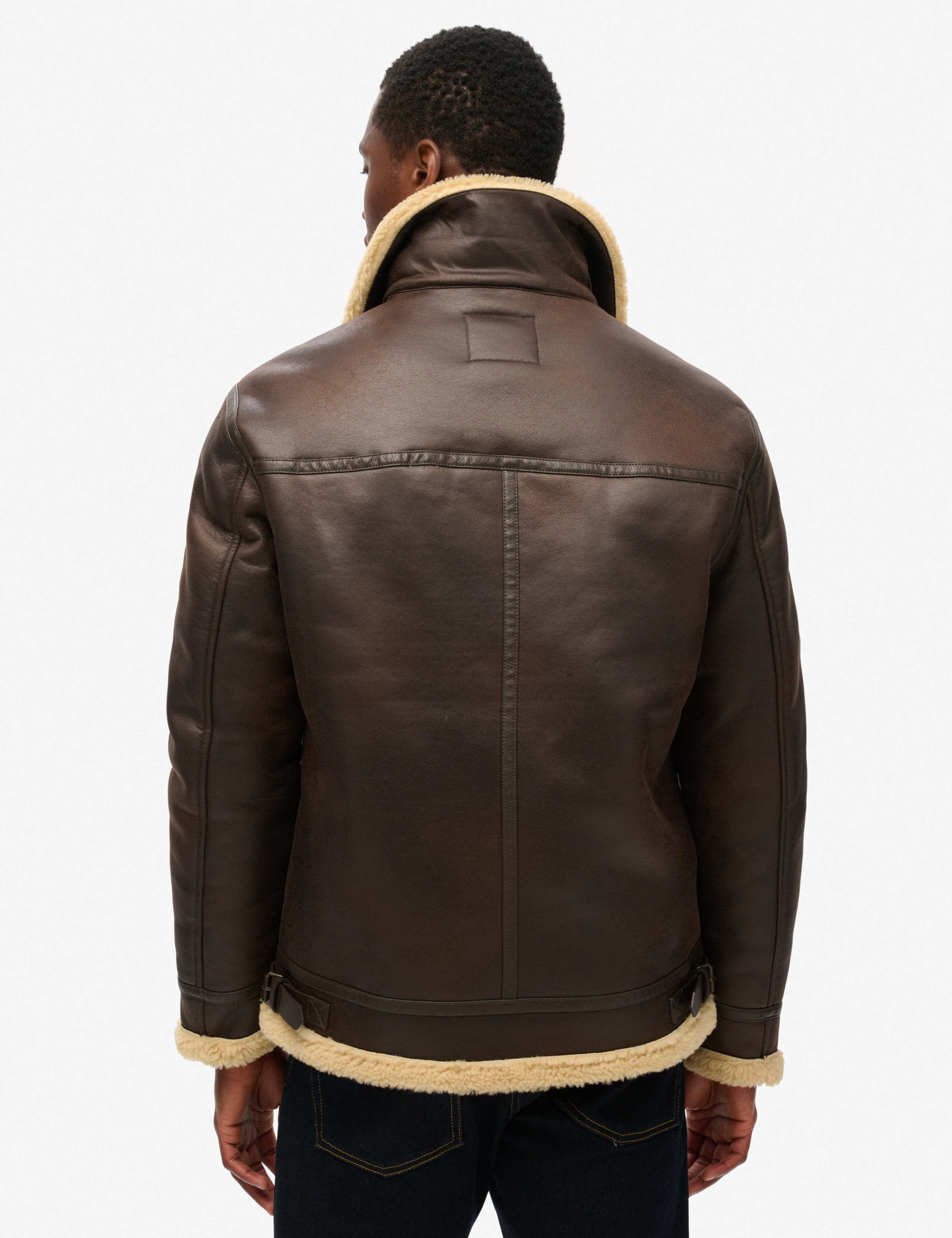 Faux Shearling Aviator Jacket 6 of 7