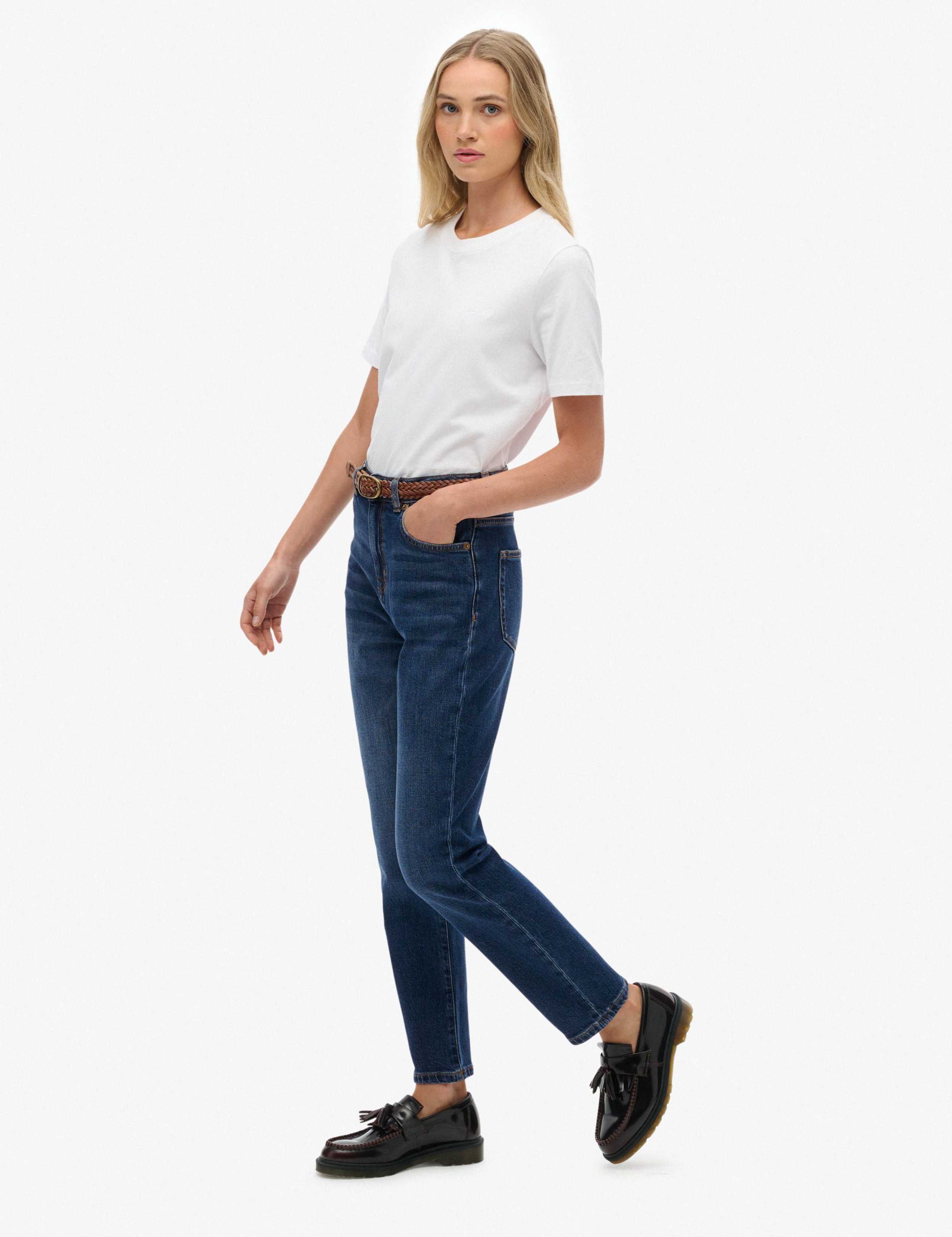 Mom High Waisted Slim Fit Jeans 3 of 8