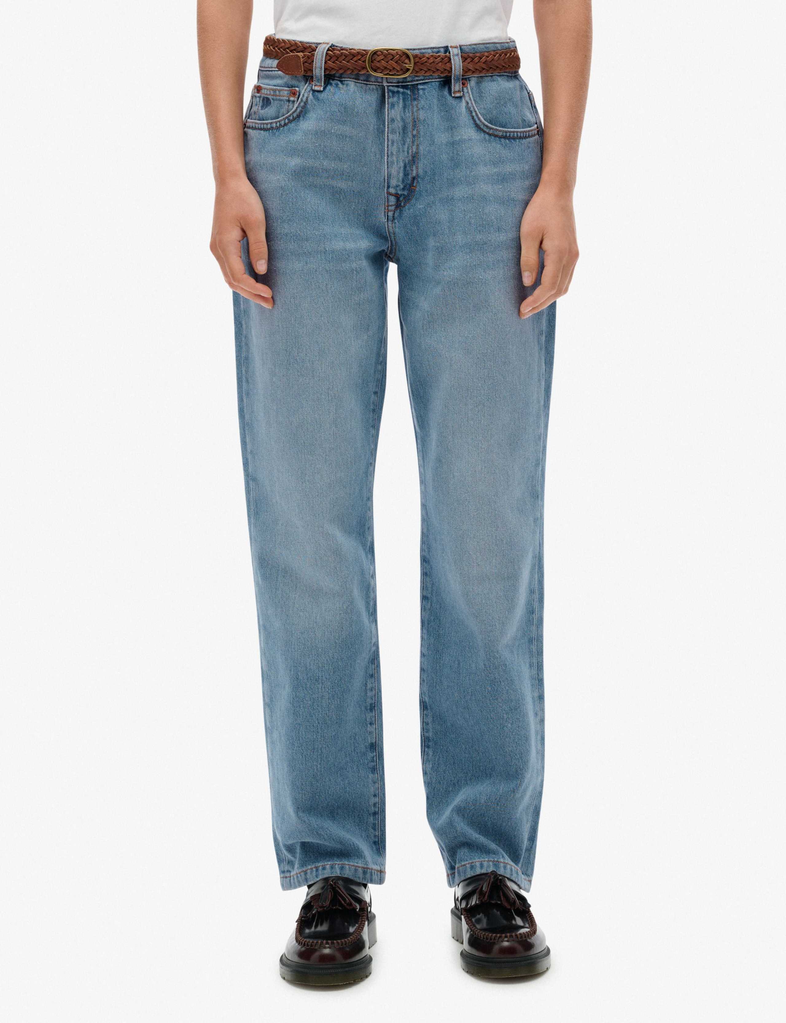 Mid Rise Straight Leg Jeans 5 of 8
