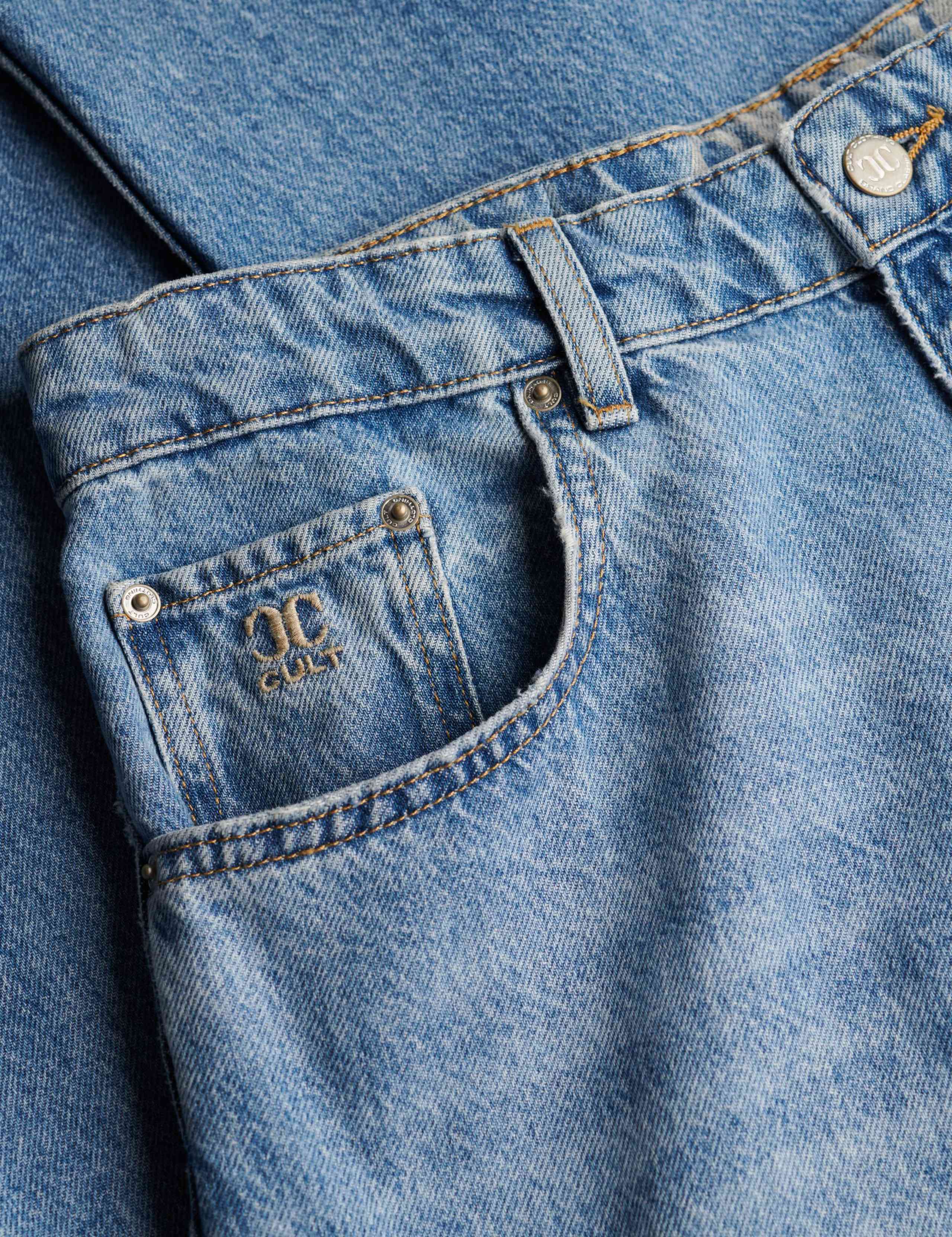 Mid Rise Wide Leg Jeans 6 of 7