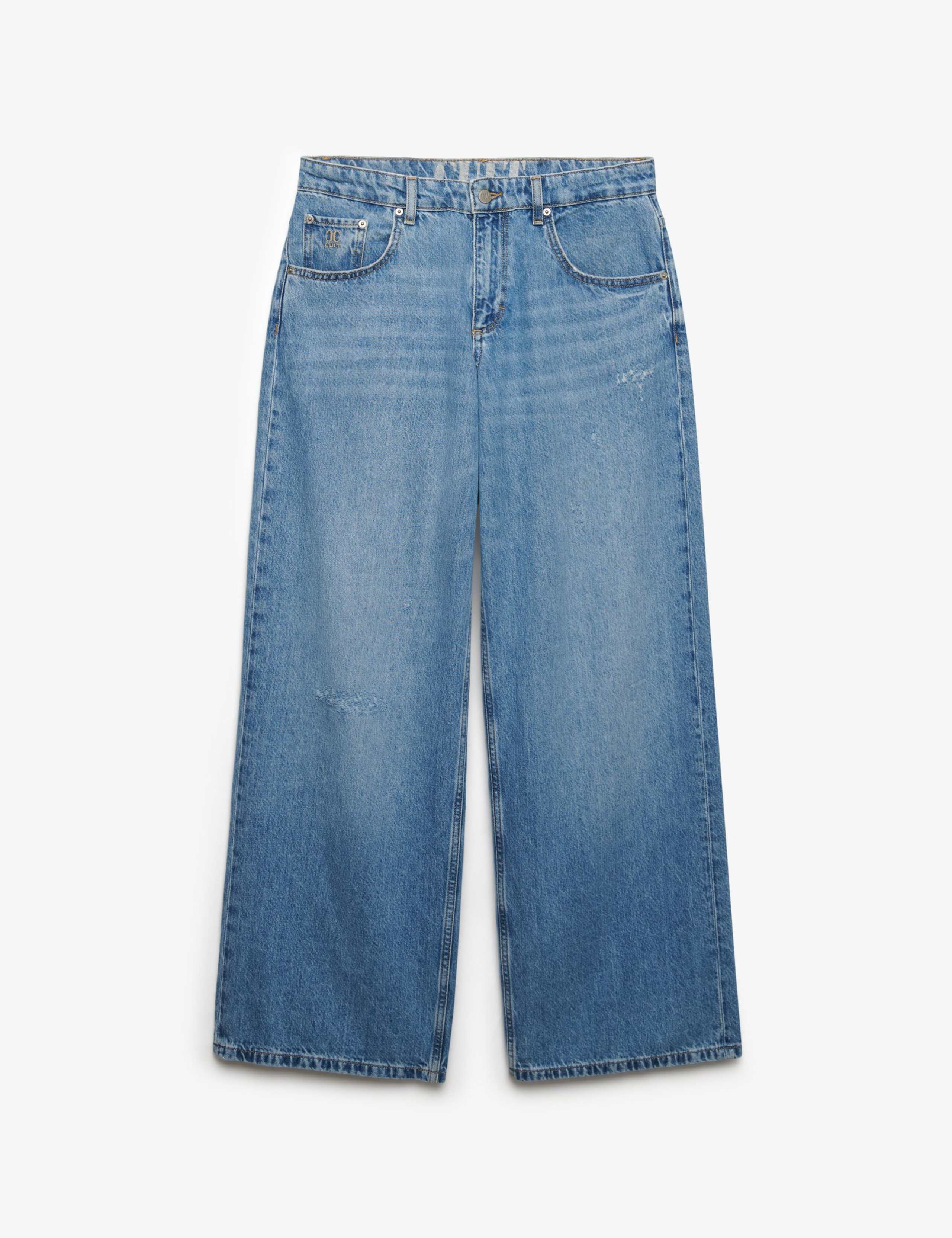 Mid Rise Wide Leg Jeans 2 of 7