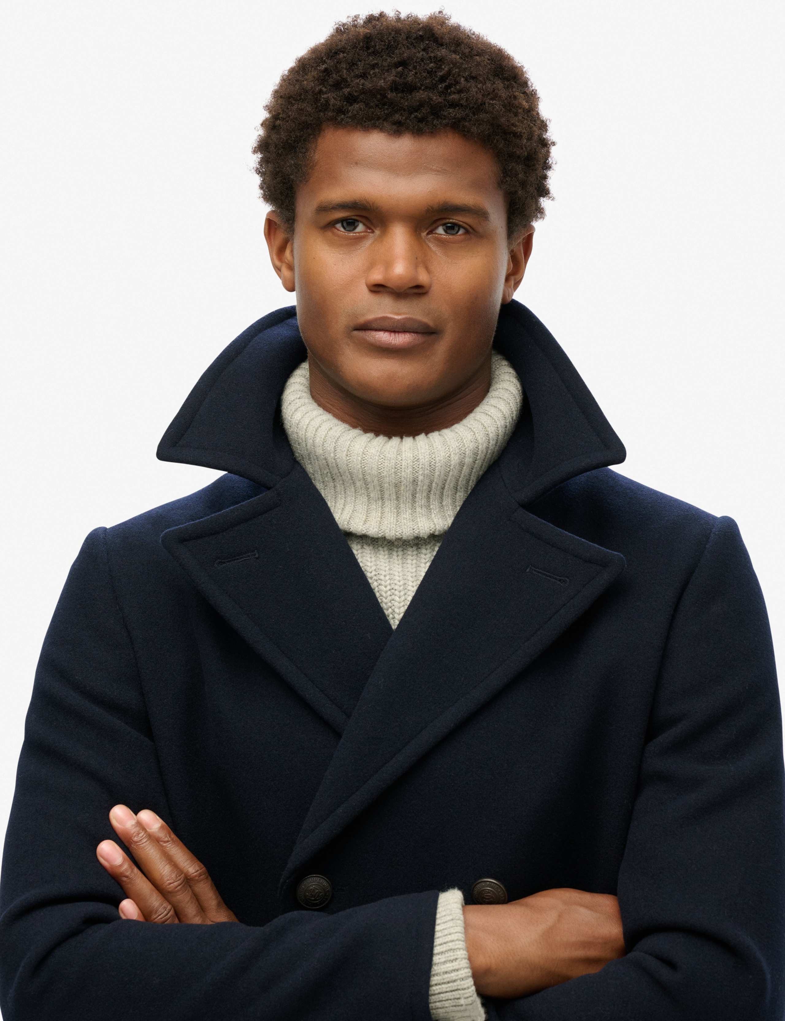 Wool Rich Double Breasted Peacoat 6 of 7