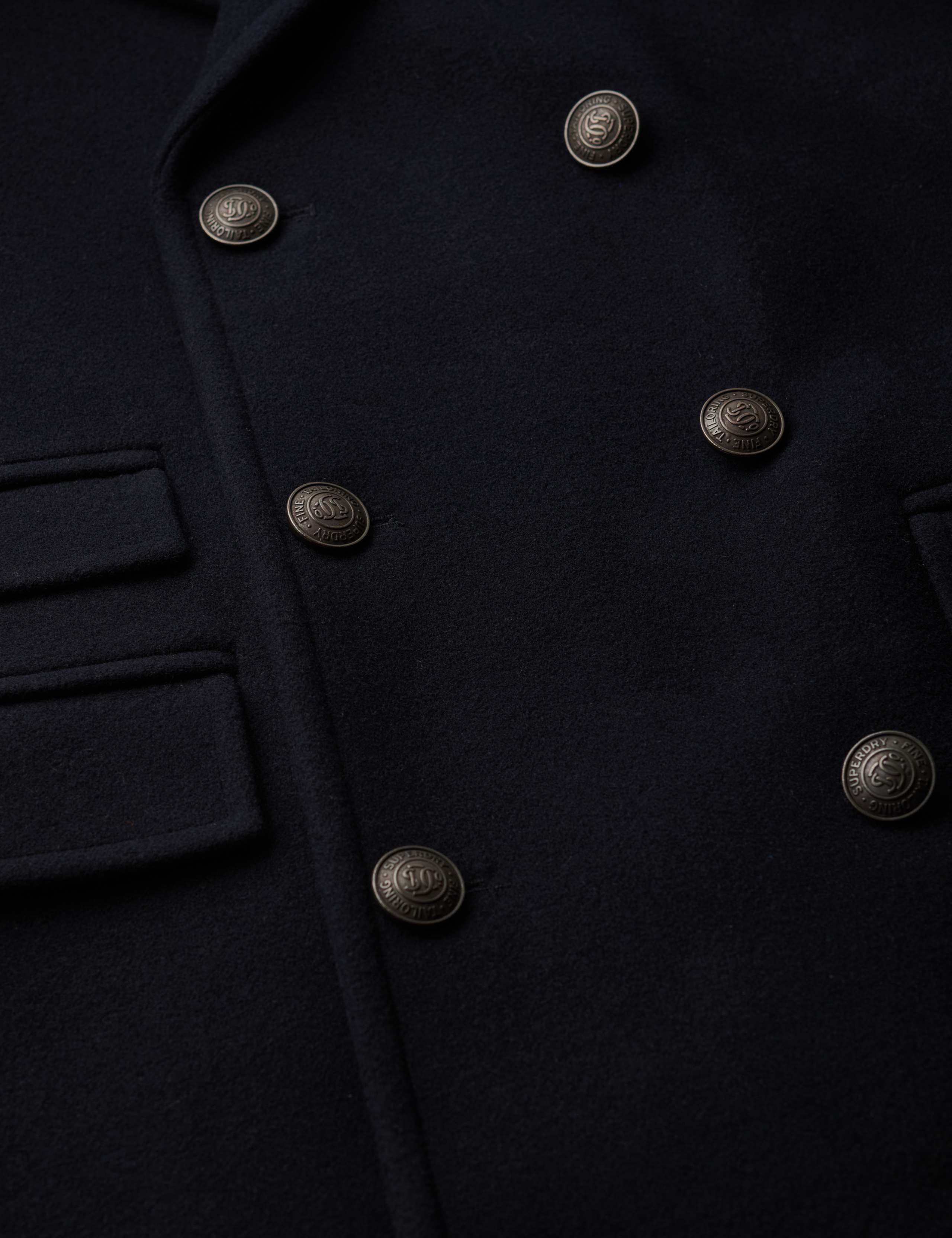 Wool Rich Double Breasted Peacoat 7 of 7