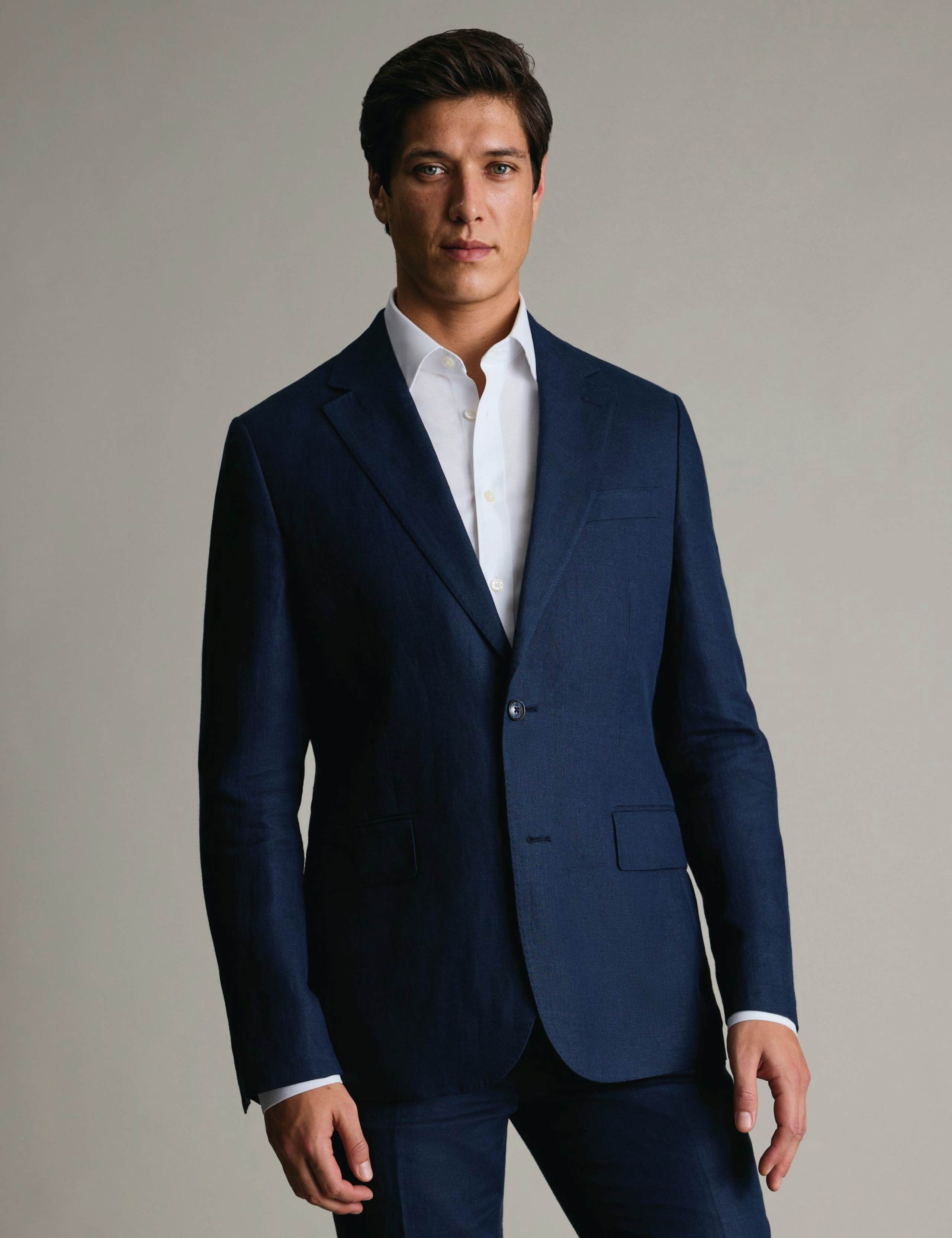 Slim Fit Pure Linen Suit Jacket 2 of 5