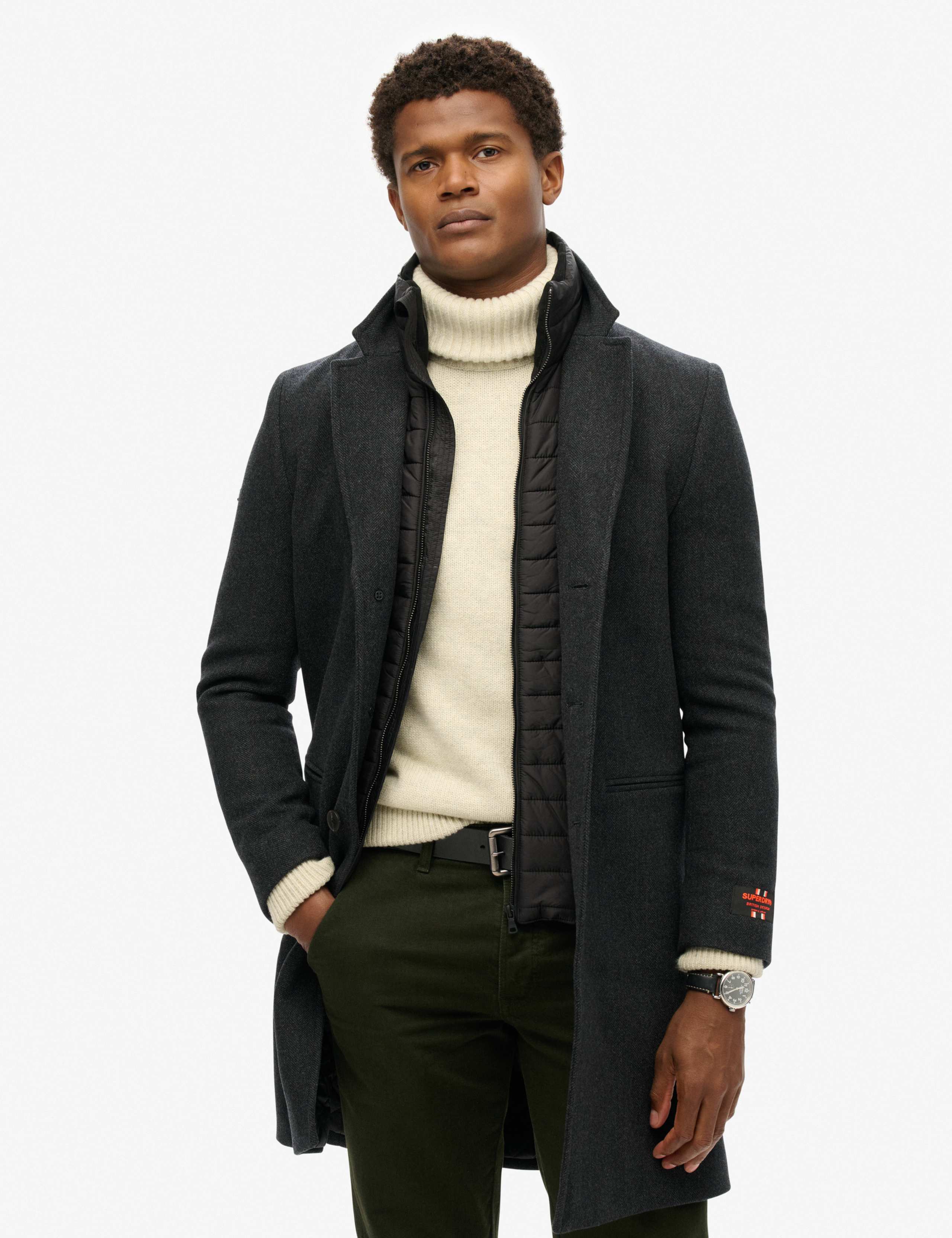 Wool Rich 2 in 1 Peacoat 7 of 11