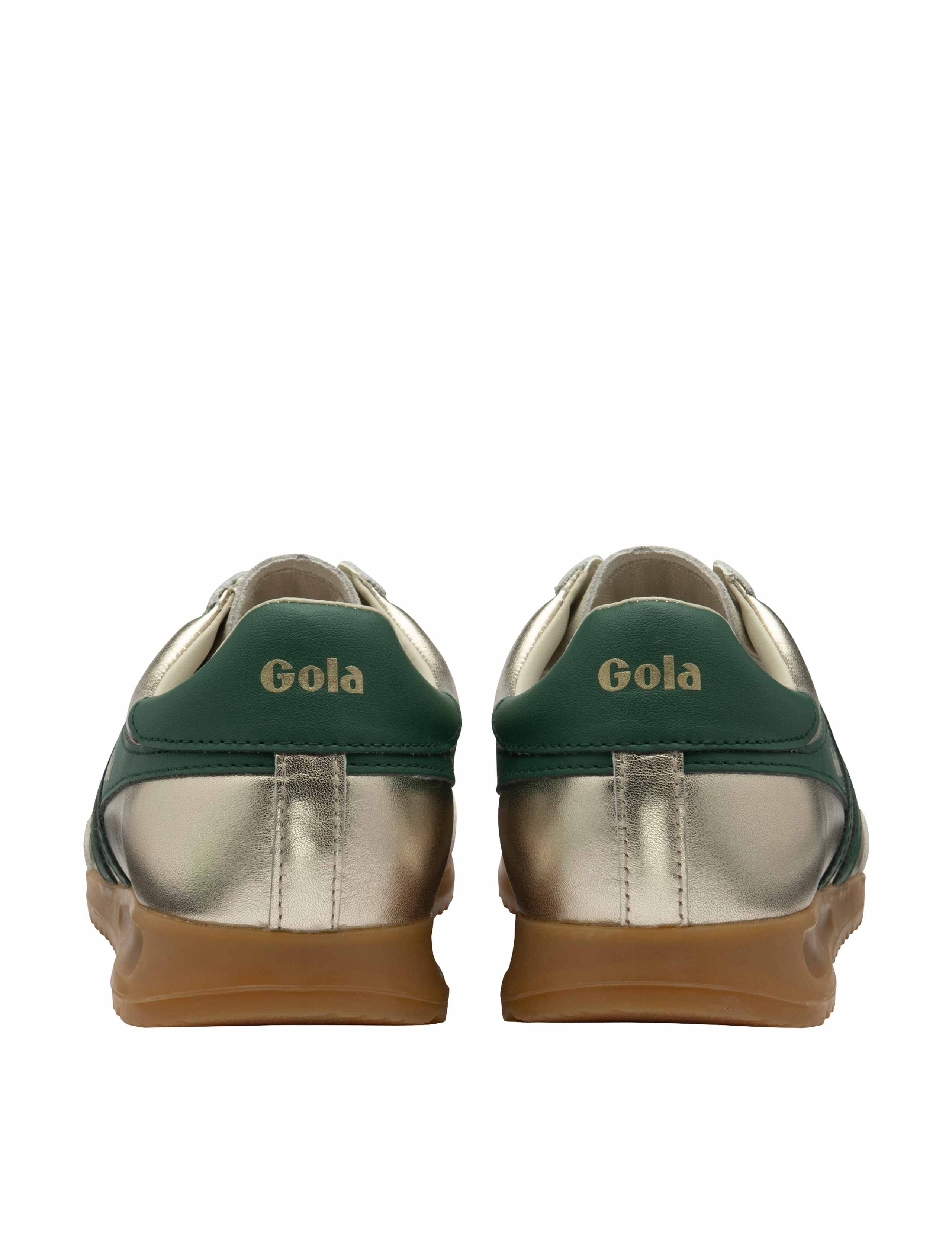 Torpedo Glimmer Leather Metallic Trainers 4 of 5