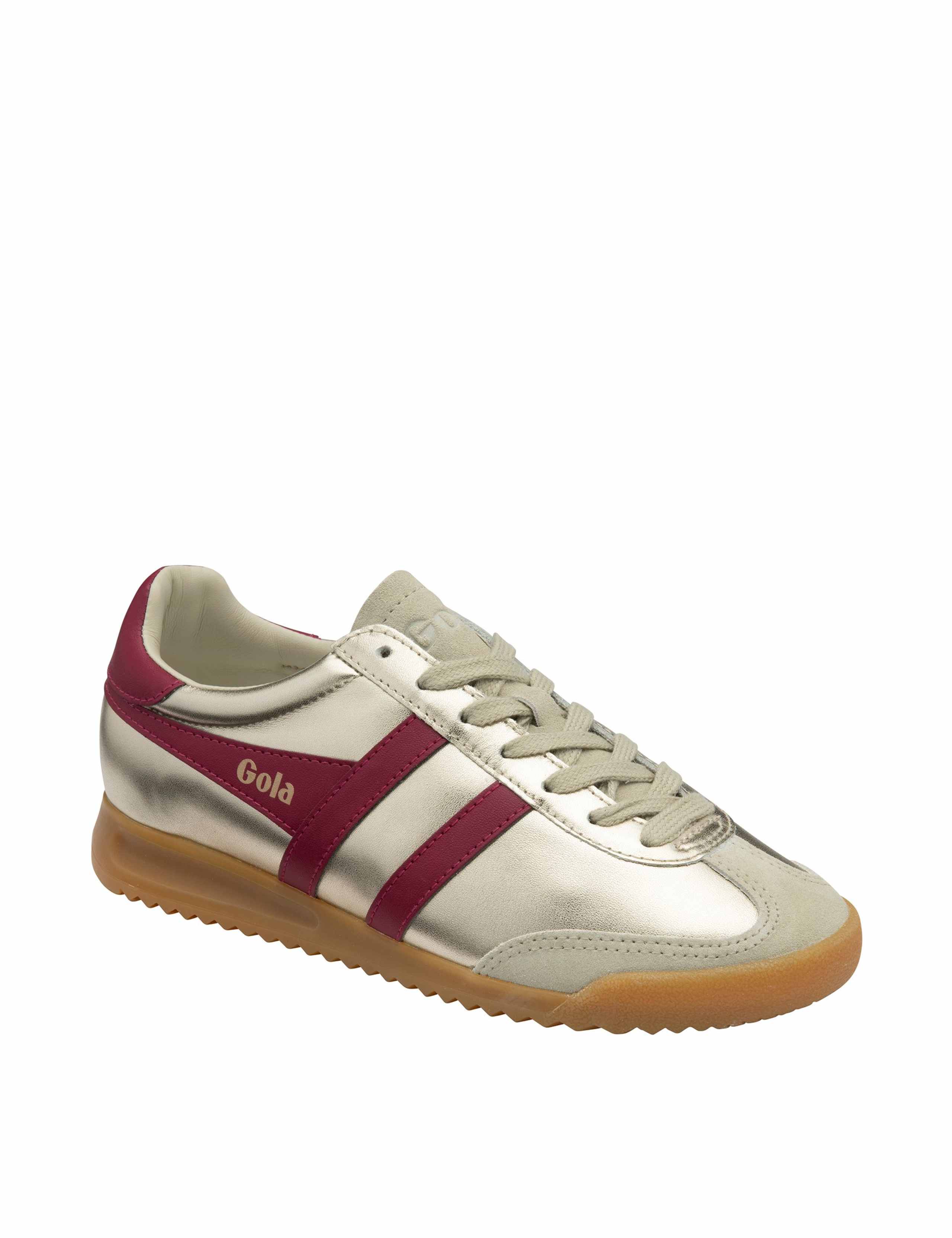 Torpedo Glimmer Leather Metallic Trainers 2 of 5