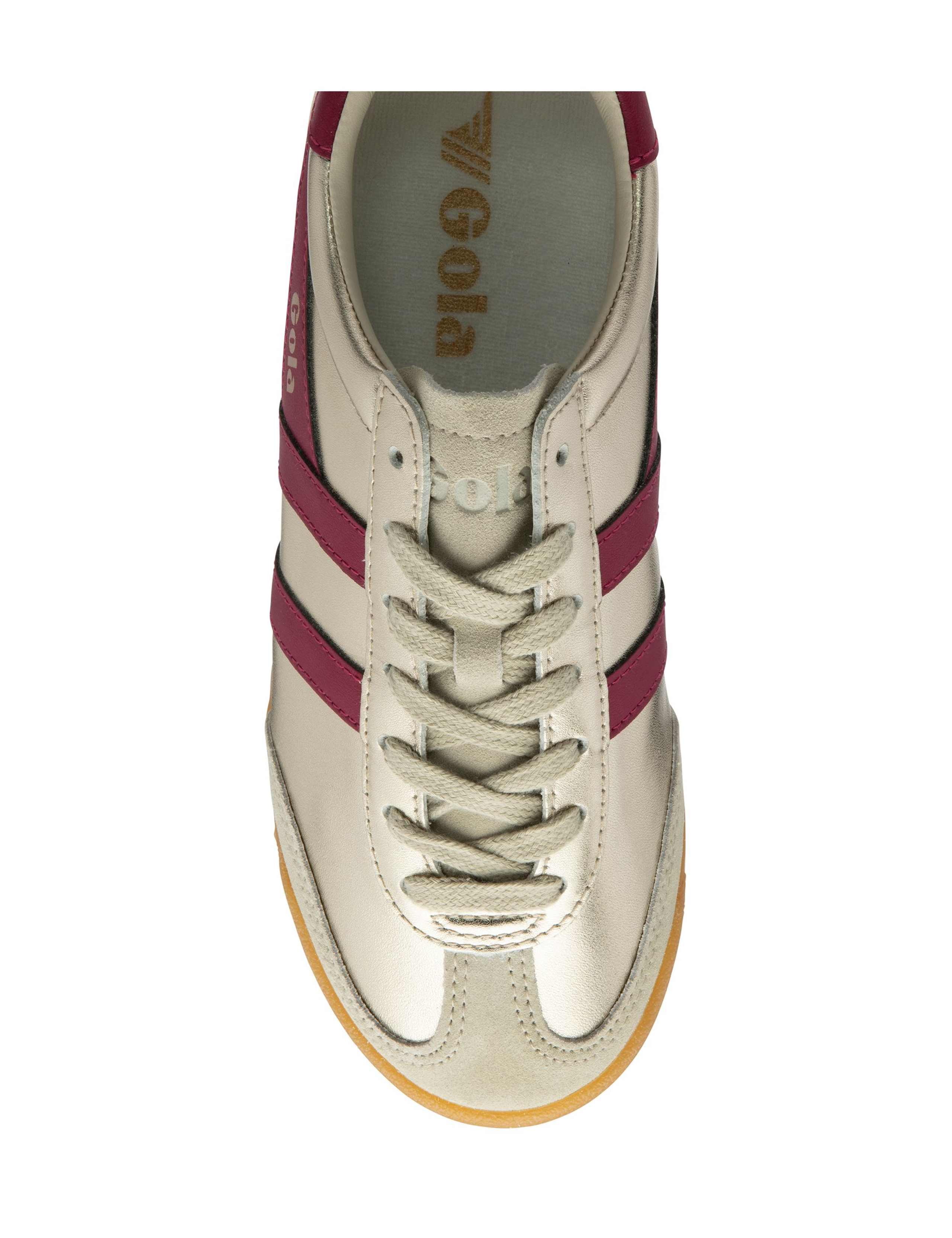 Torpedo Glimmer Leather Metallic Trainers 4 of 5
