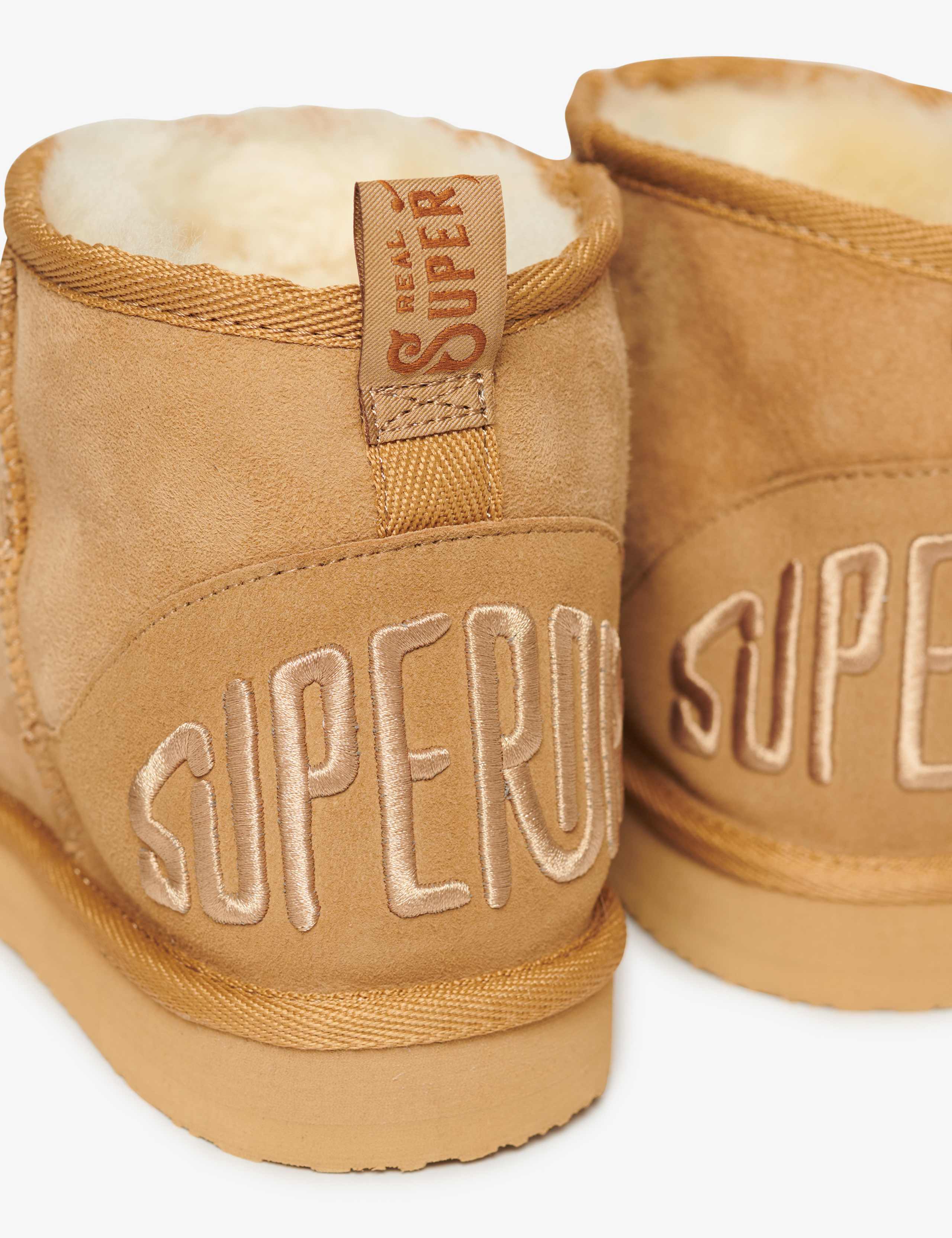 Suede Faux Fur Lined Ankle Boots 5 of 9
