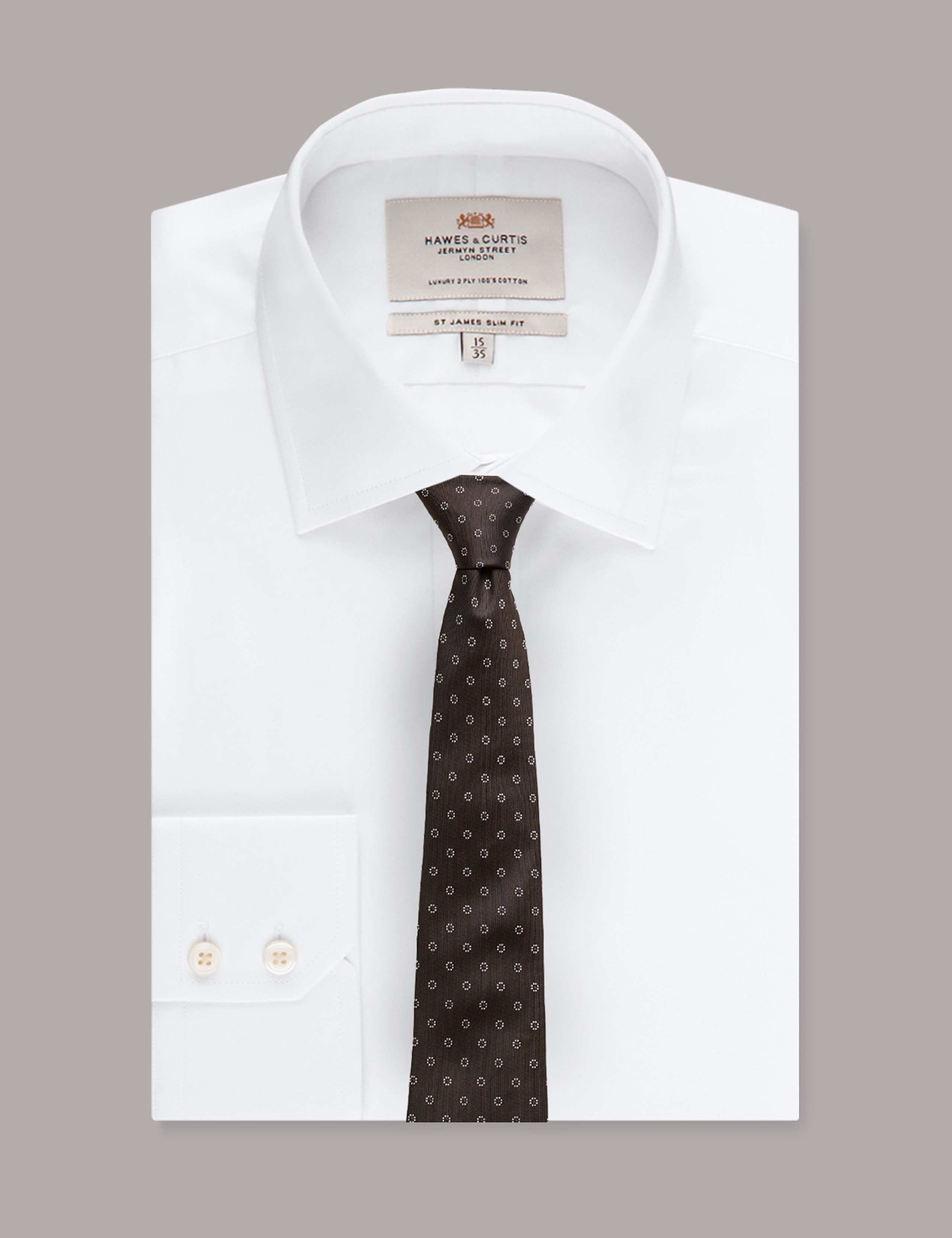 Floral Geometric Pure Silk Tie 3 of 3