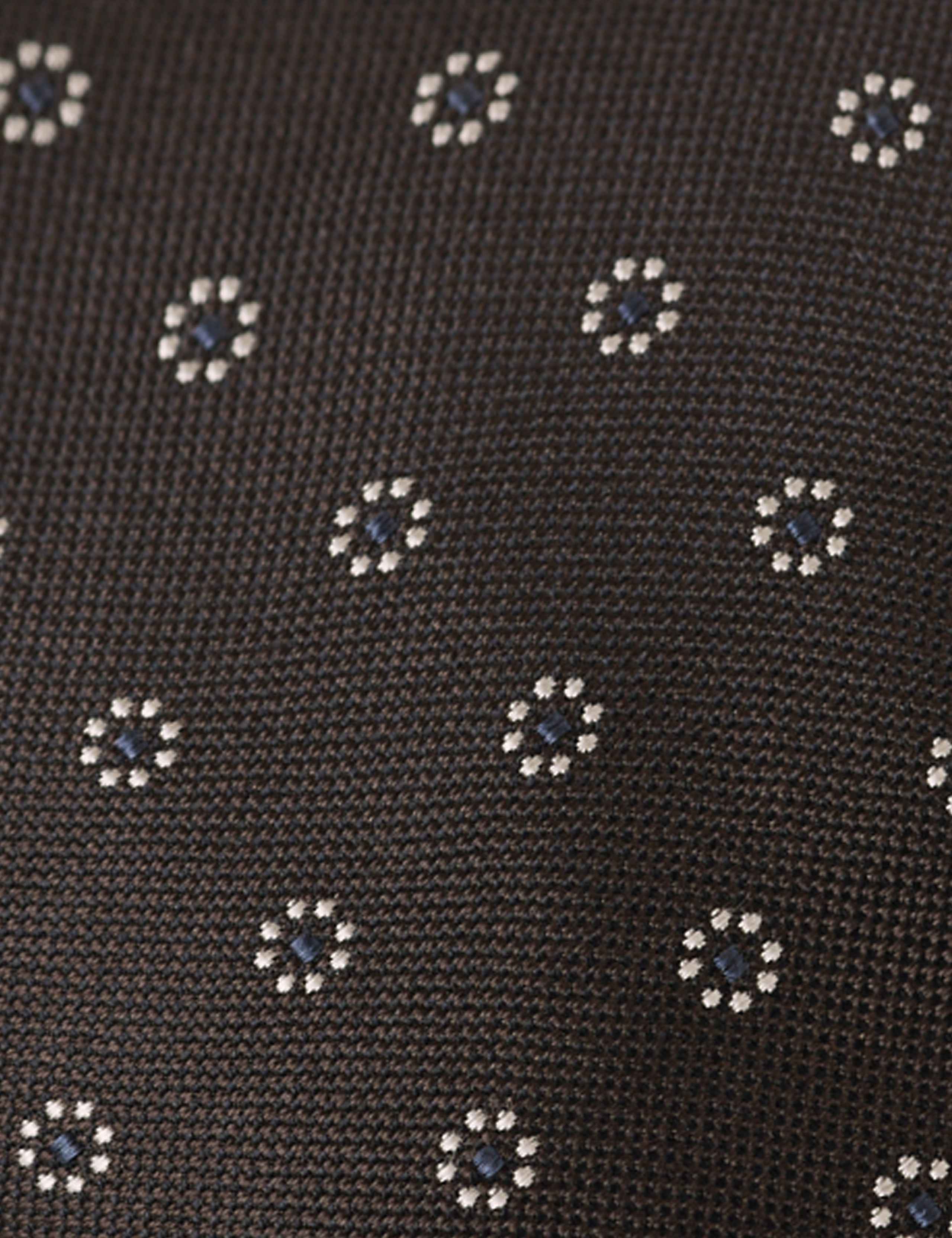 Floral Geometric Pure Silk Tie 2 of 3