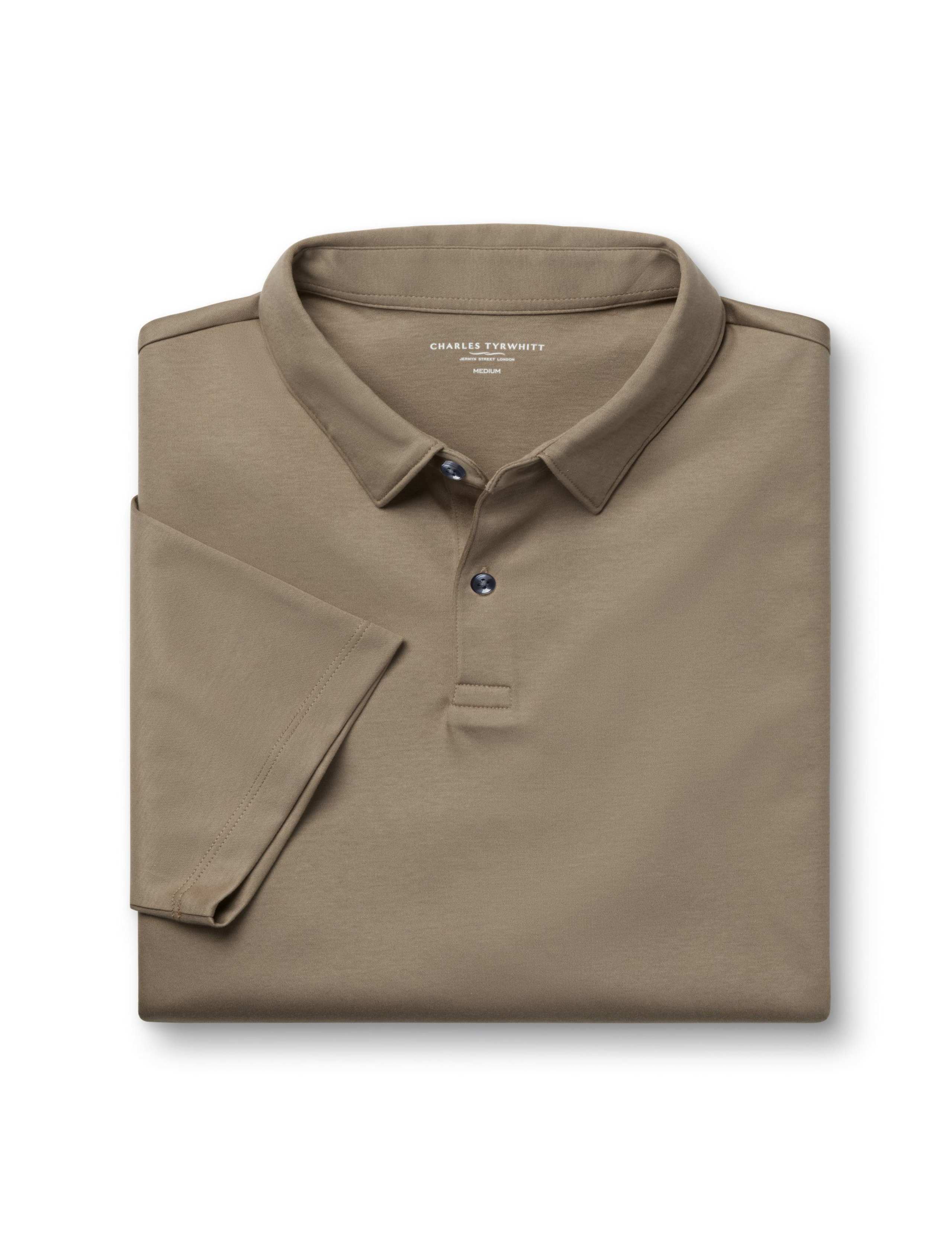 Pure Cotton Jersey Polo Shirt 3 of 5
