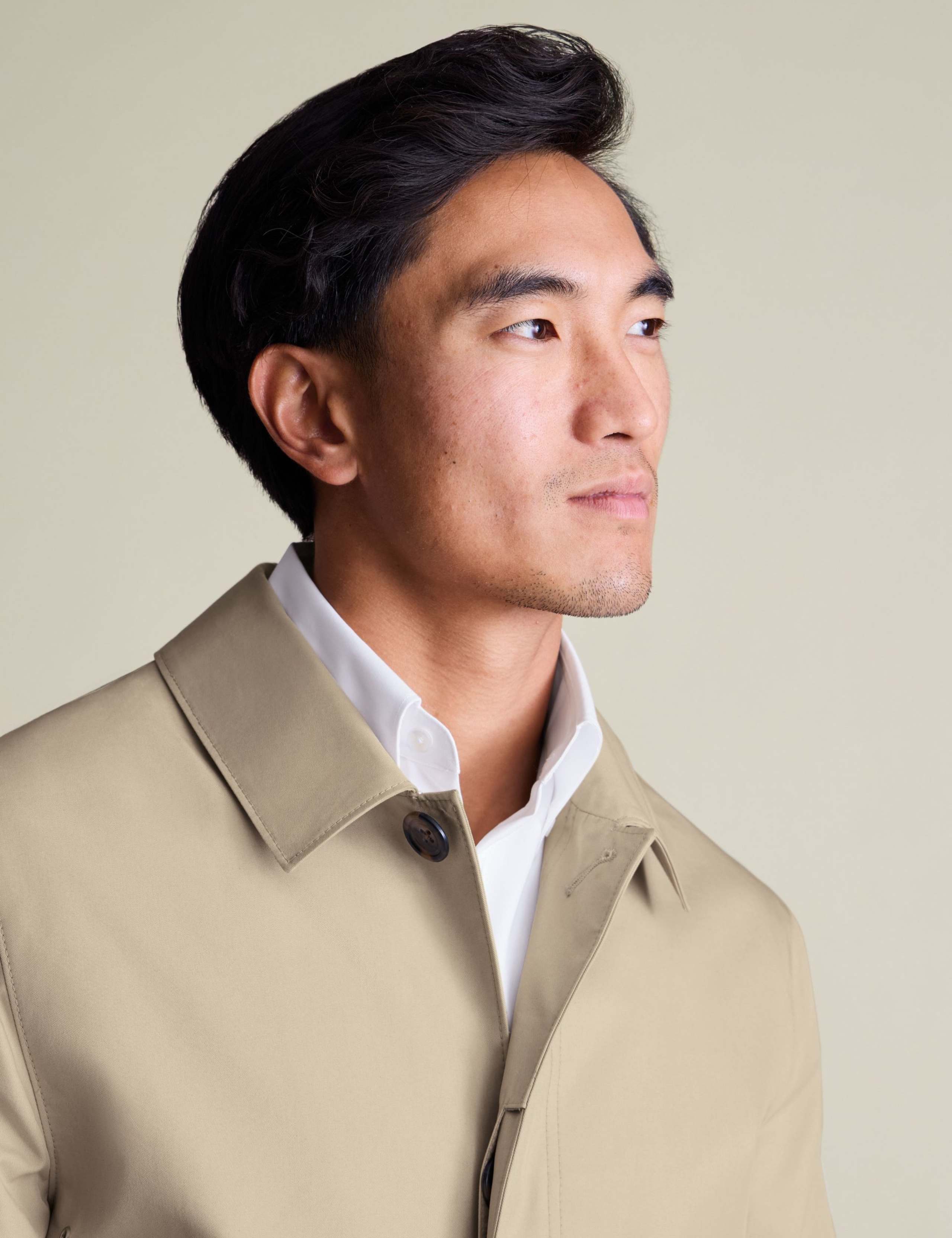 Cotton Rich Showerproof Raincoat 3 of 6