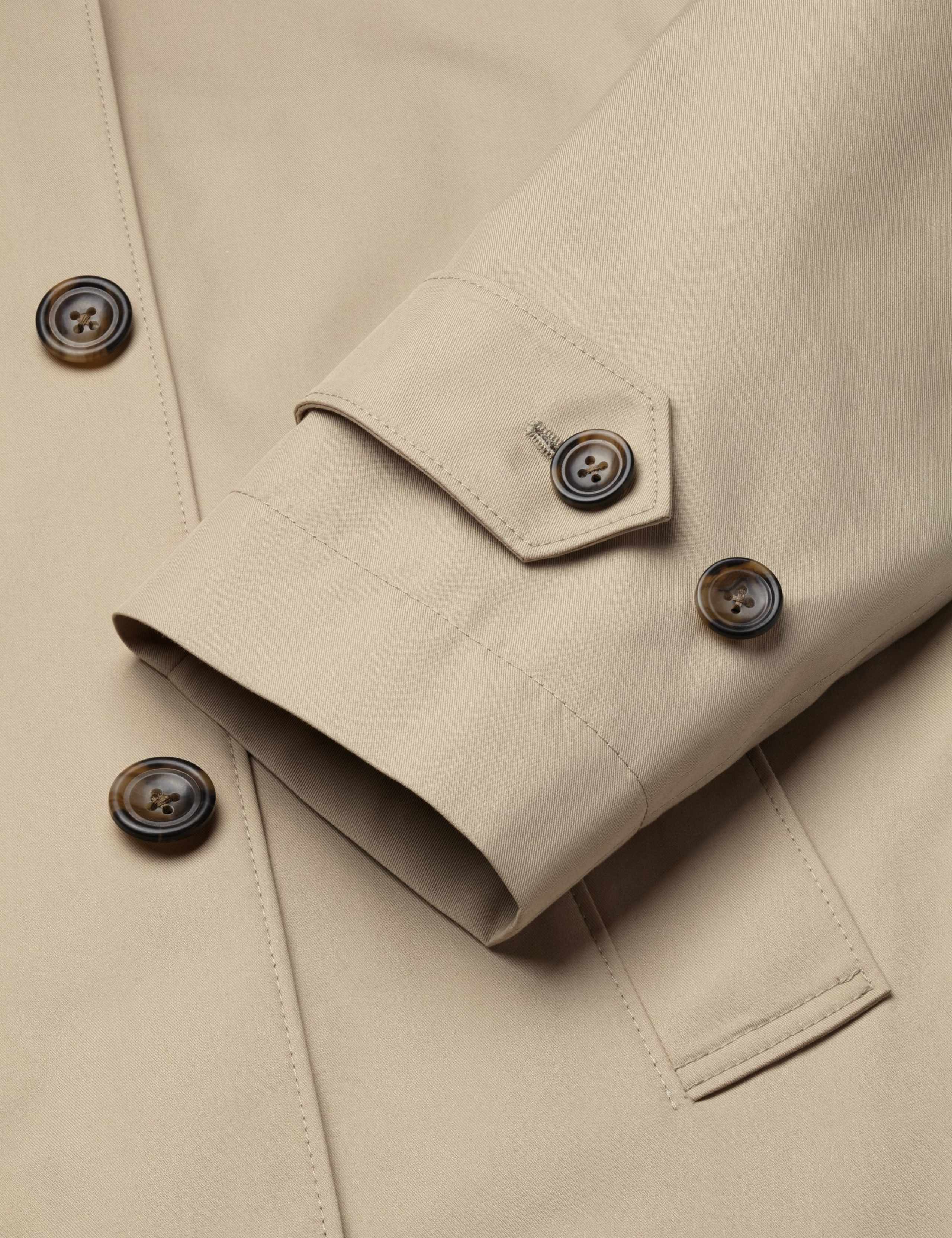 Cotton Rich Showerproof Raincoat 6 of 6