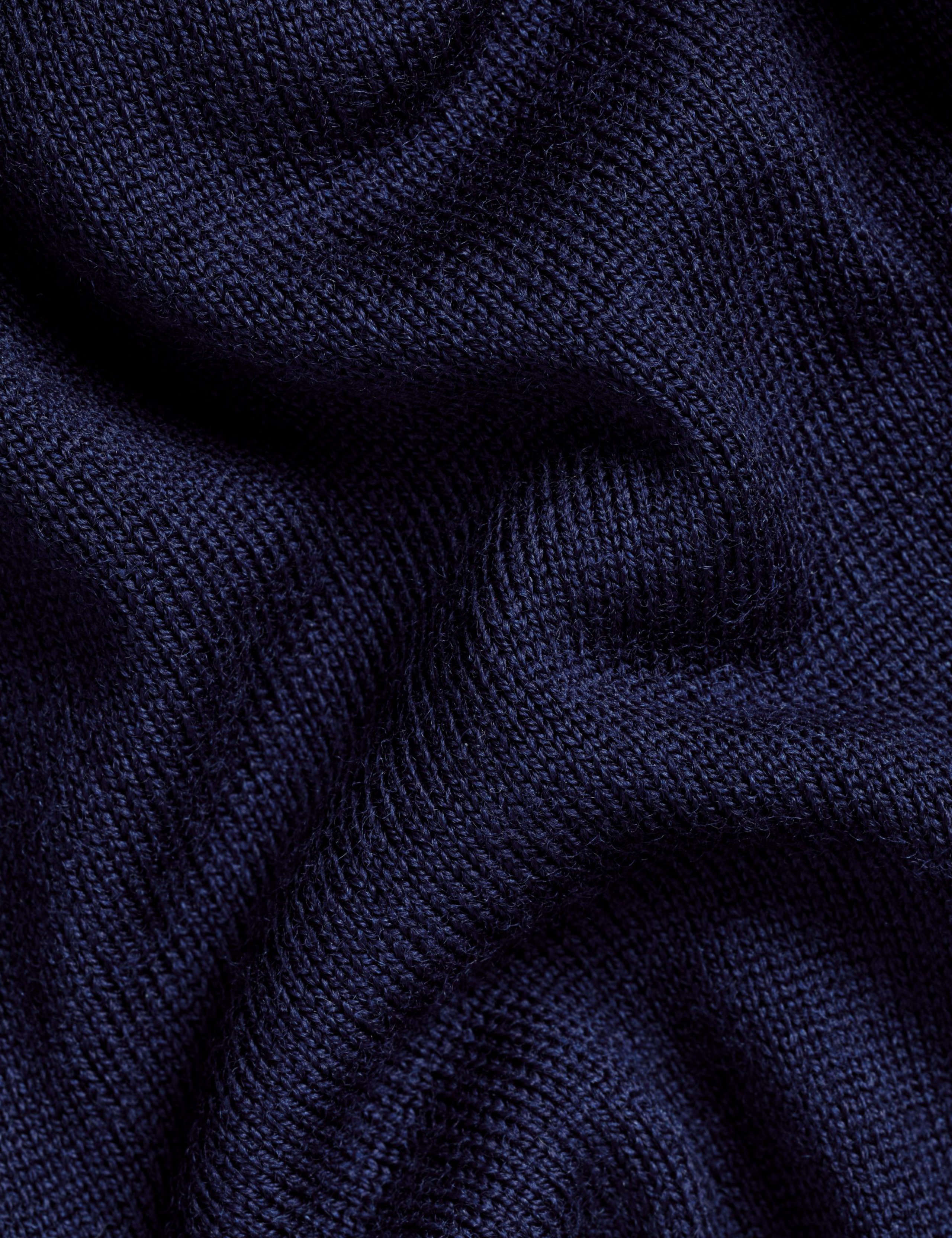 Pure Merino Wool RFU Funnel Neck Cardigan 4 of 5