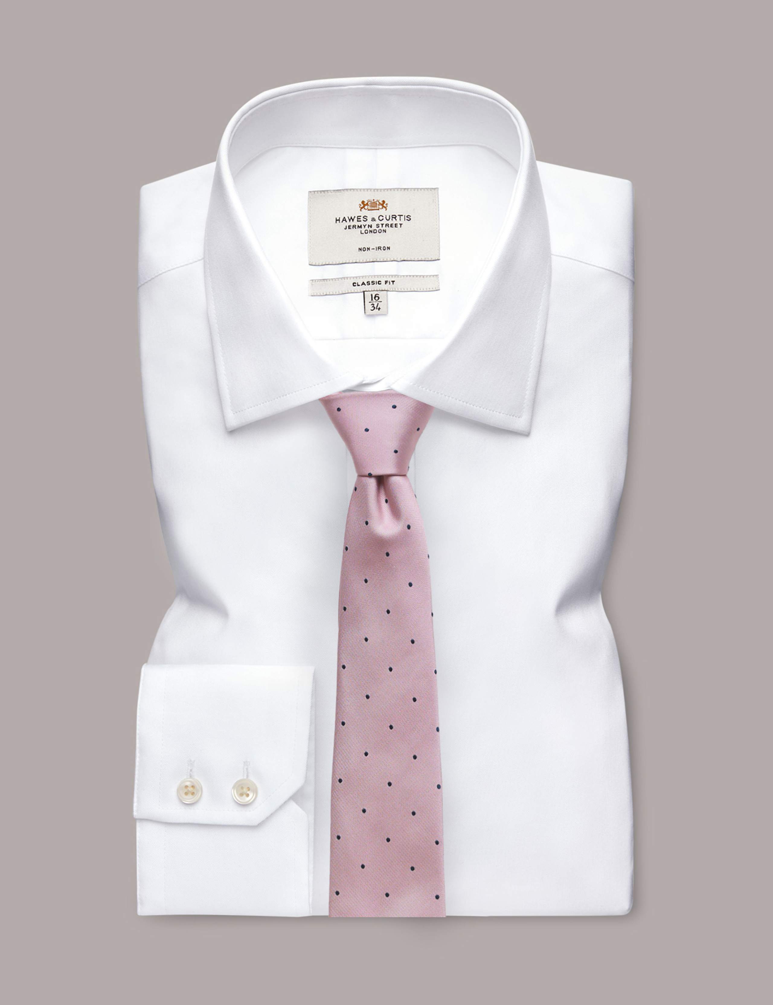 Polka Dot Pure Silk Tie 3 of 3