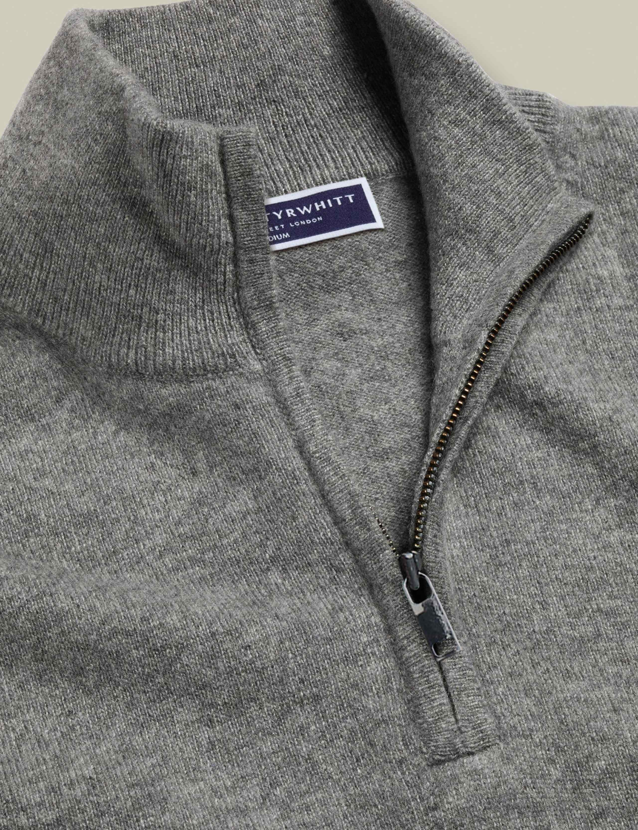 Pure Cashmere Half Zip Jumper 4 of 5