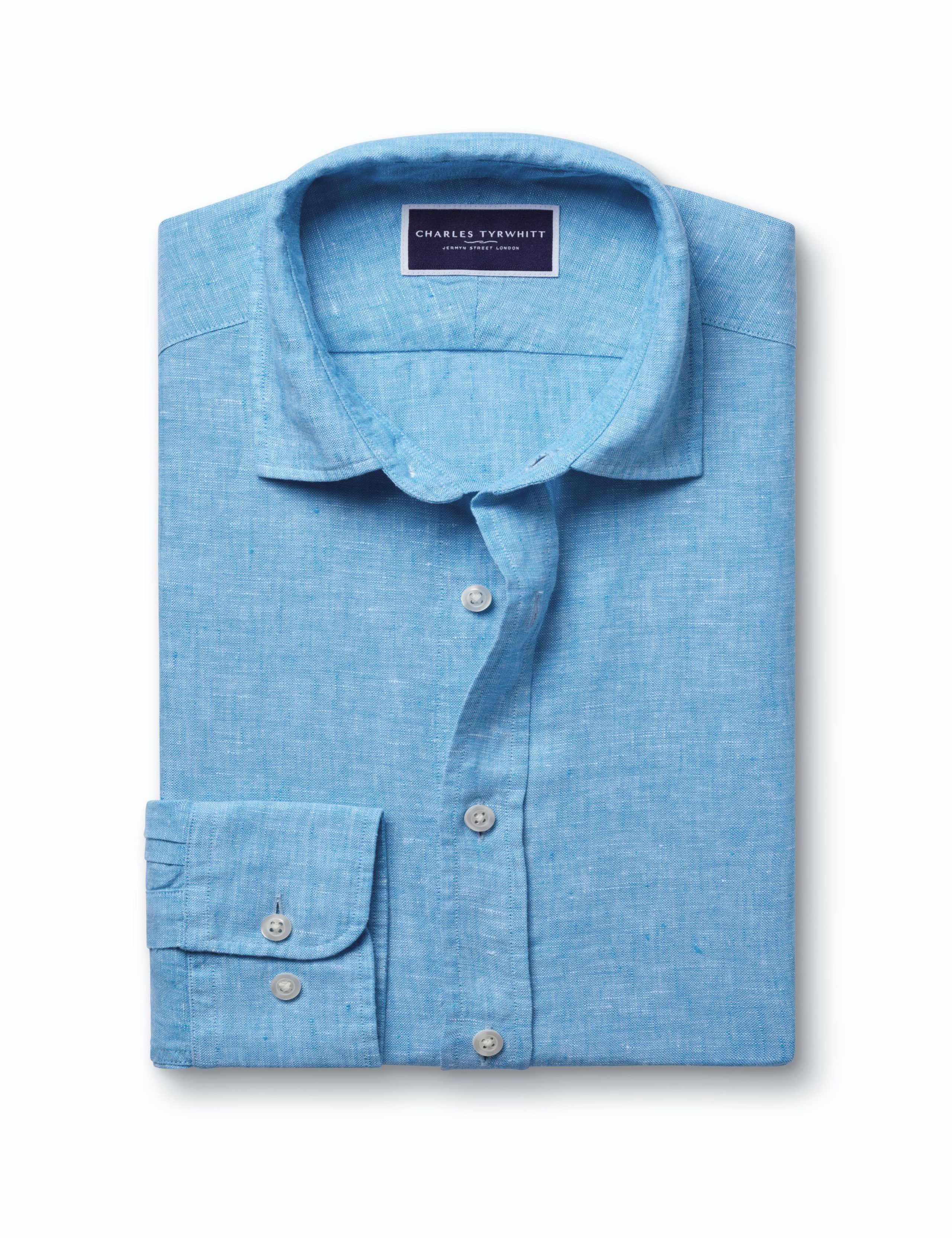 Slim Fit Pure Linen Shirt 3 of 6