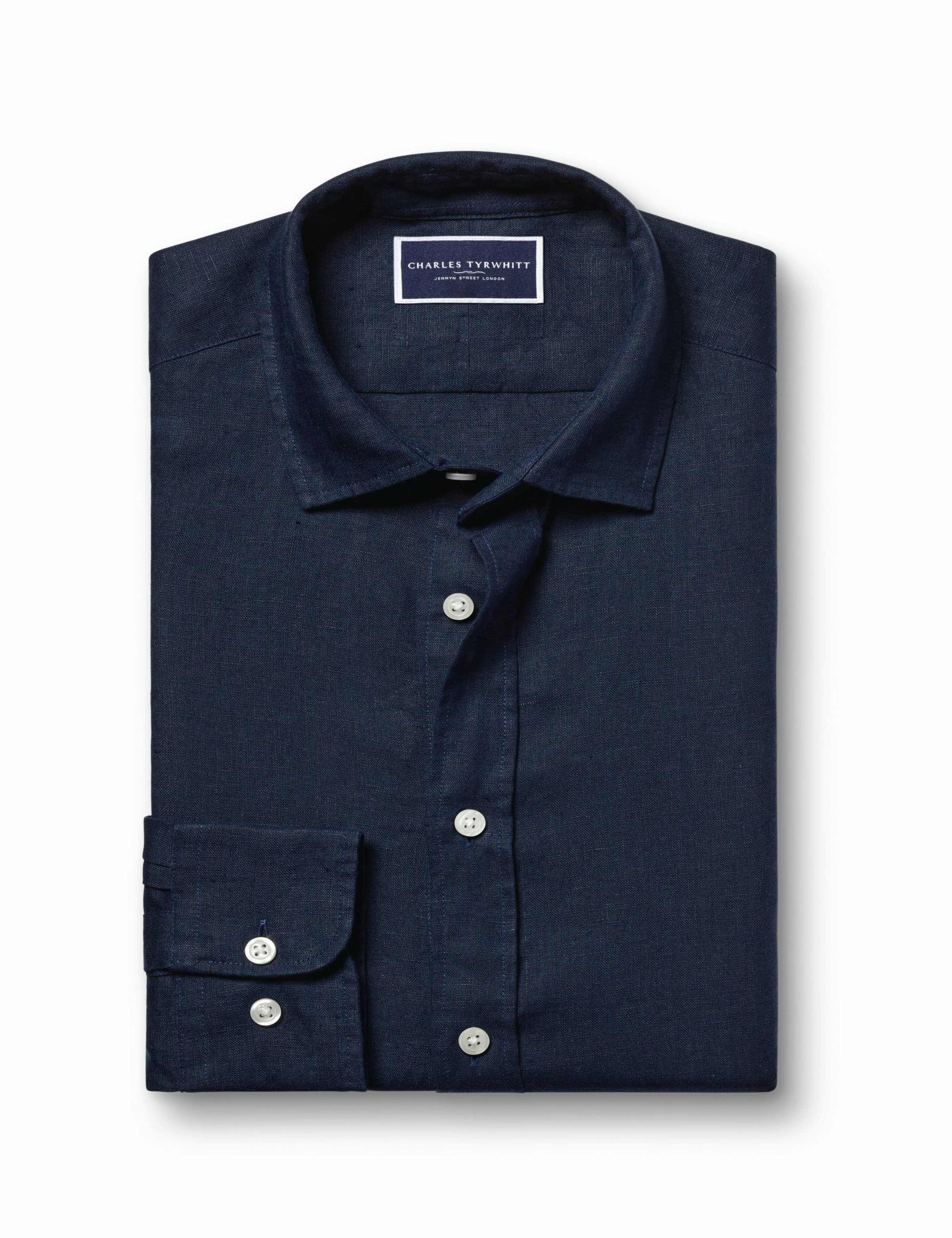 Slim Fit Pure Linen Shirt 3 of 6