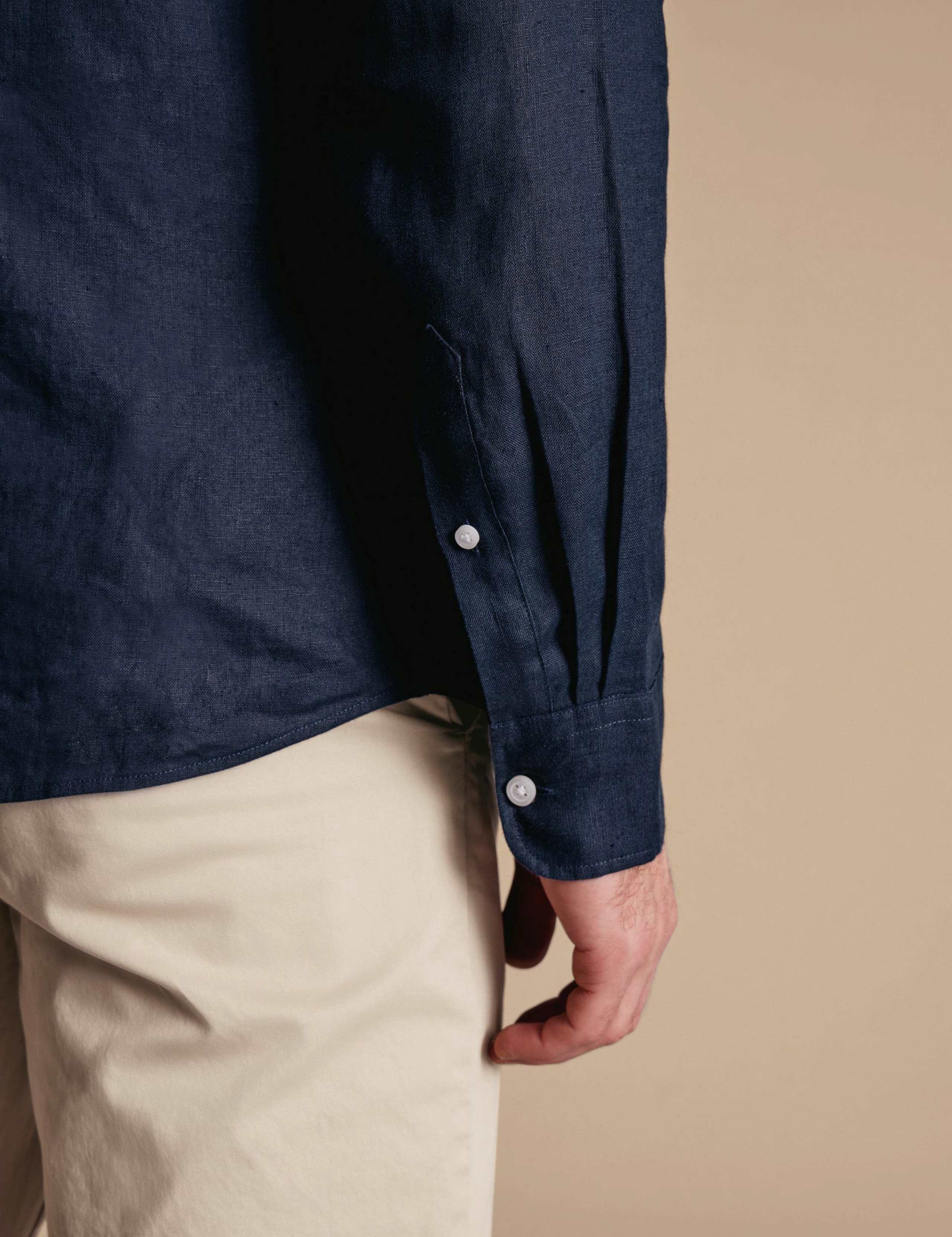 Slim Fit Pure Linen Shirt 4 of 6