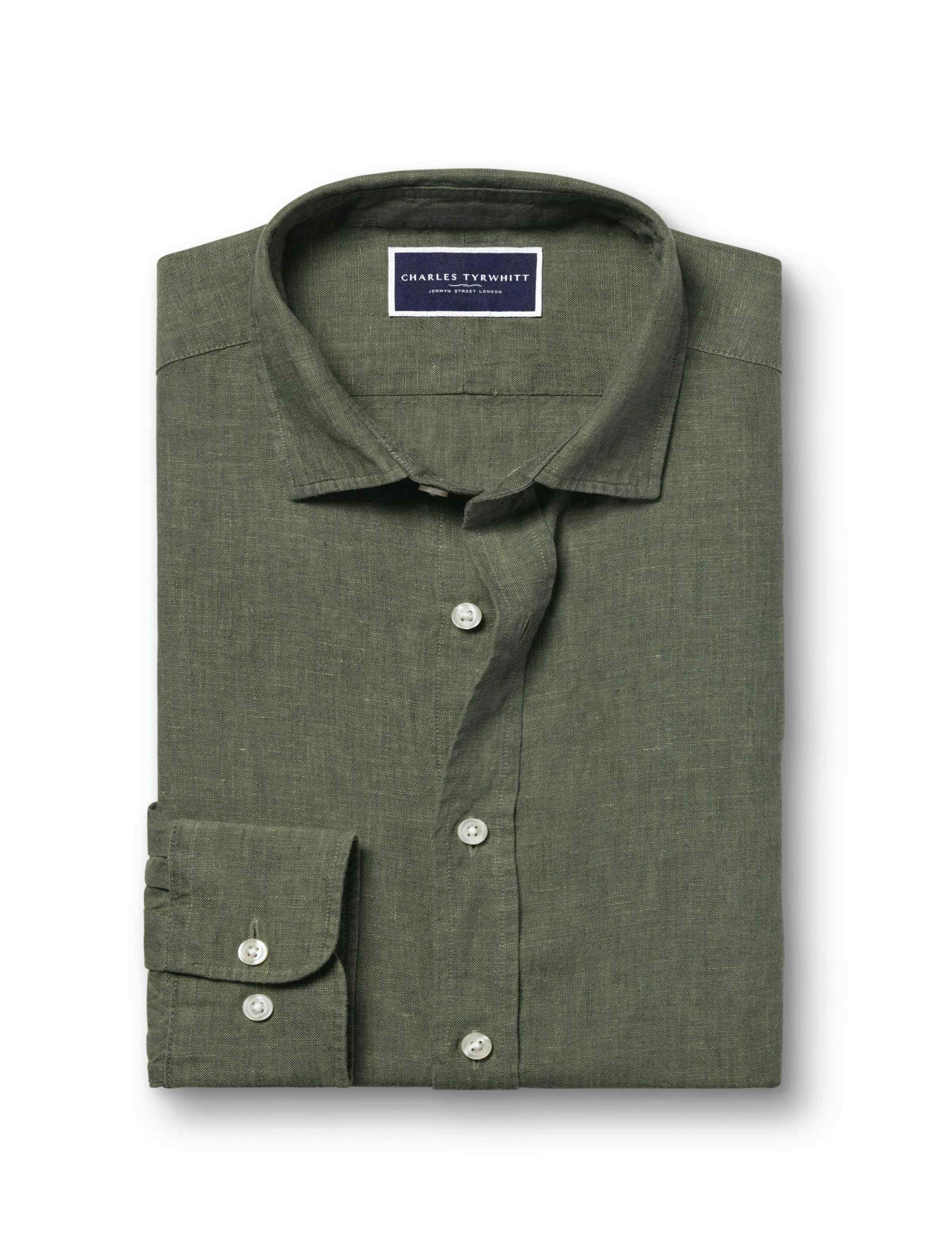 Slim Fit Pure Linen Shirt 4 of 6