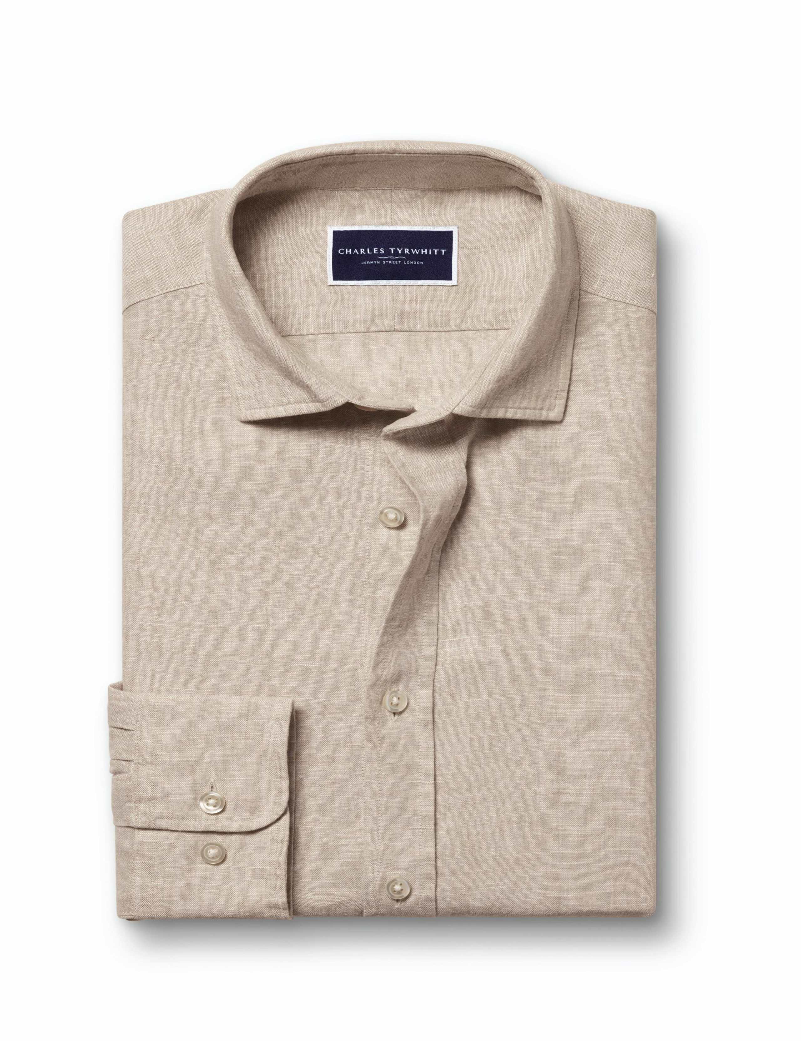 Slim Fit Pure Linen Shirt 4 of 6