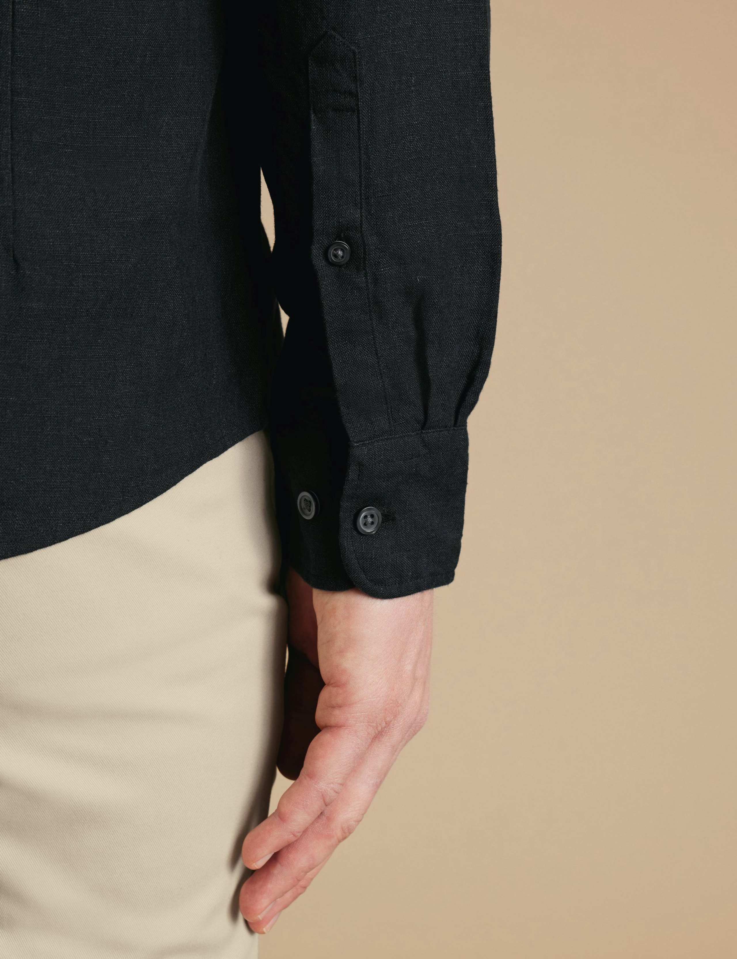 Slim Fit Pure Linen Shirt 3 of 6