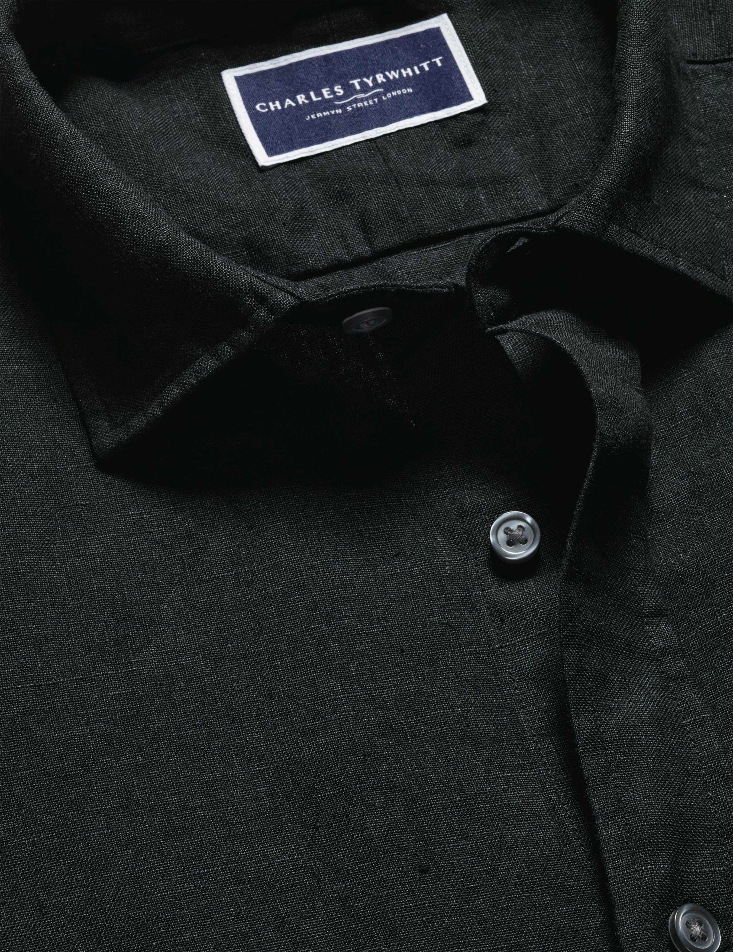 Slim Fit Pure Linen Shirt 4 of 6