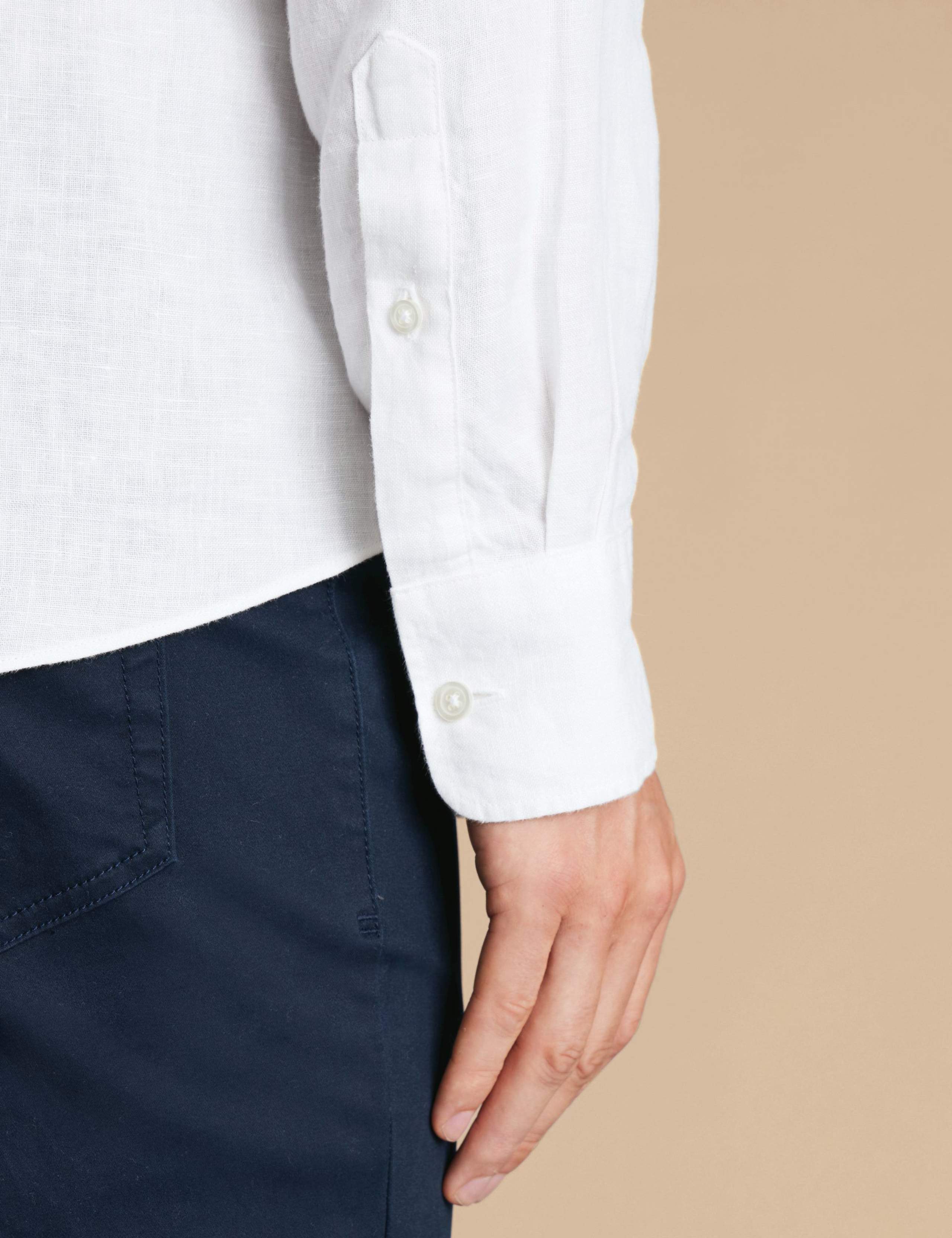 Slim Fit Pure Linen Shirt 4 of 6