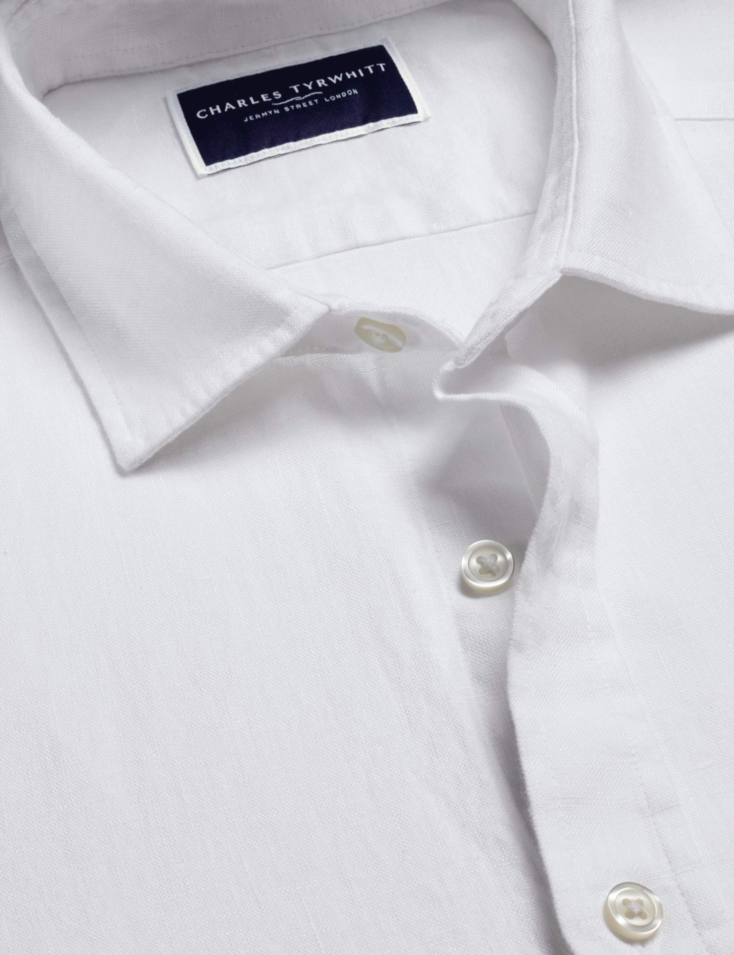 Slim Fit Pure Linen Shirt 6 of 6