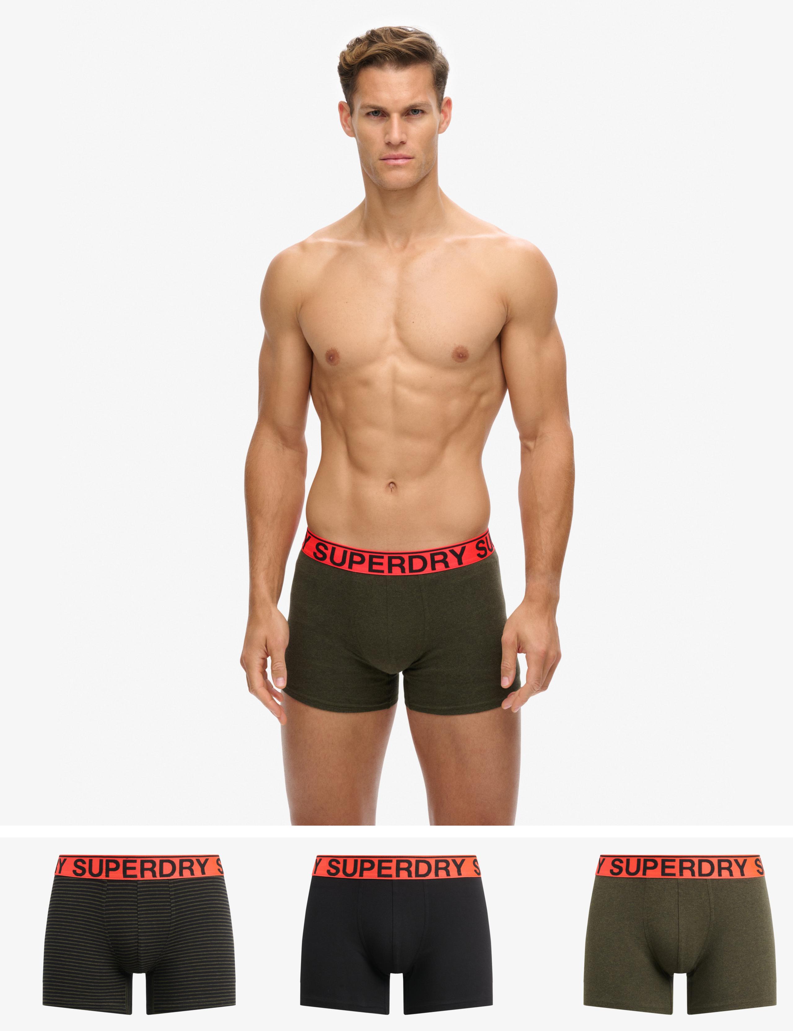 3pk Pure Cotton Boxers 1 of 7