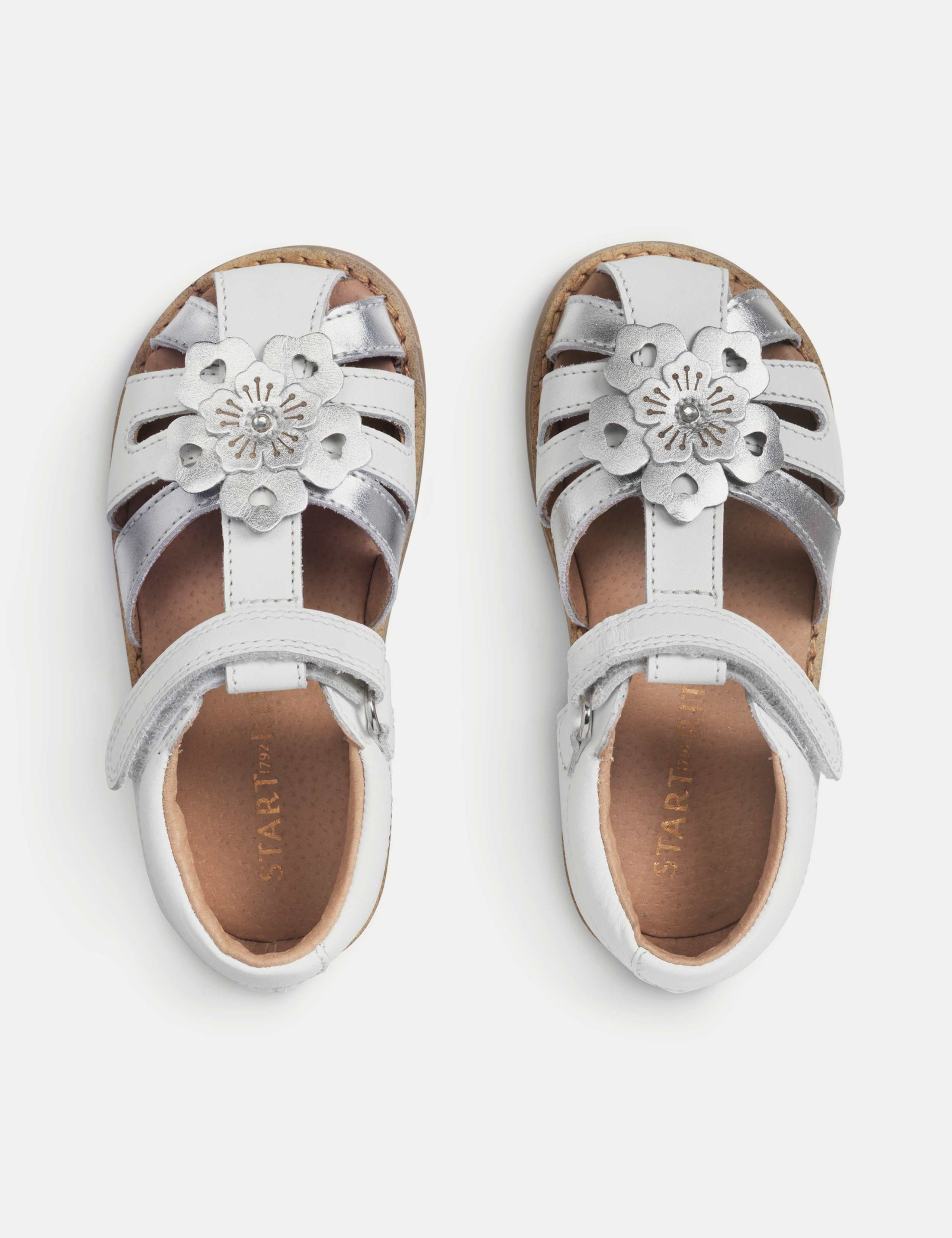 Kids' Schoolwear Leather Riptape Sandals (3 Small - 8 Small) 2 of 6