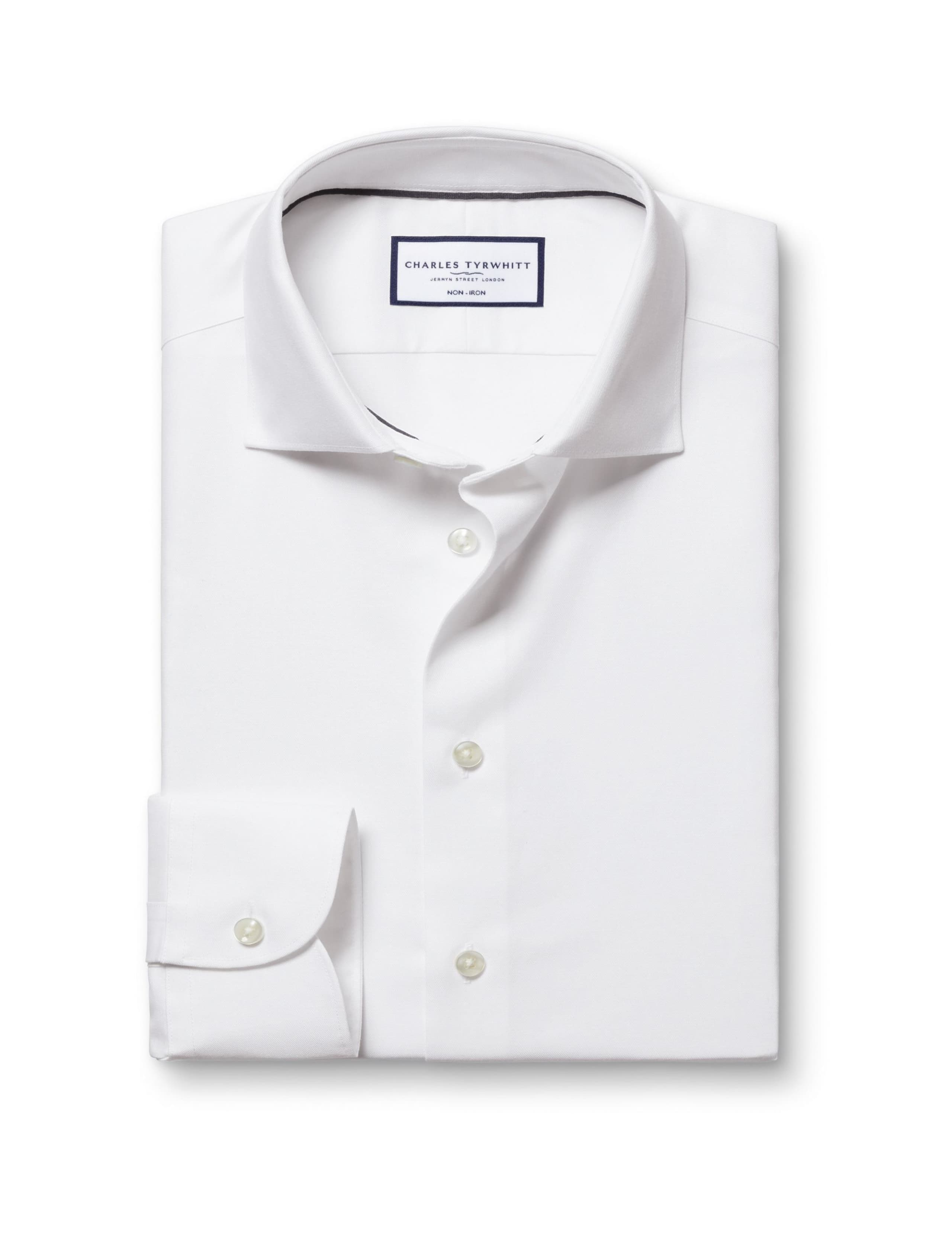Slim Fit Non Iron Cotton Linen Oxford Shirt 3 of 6