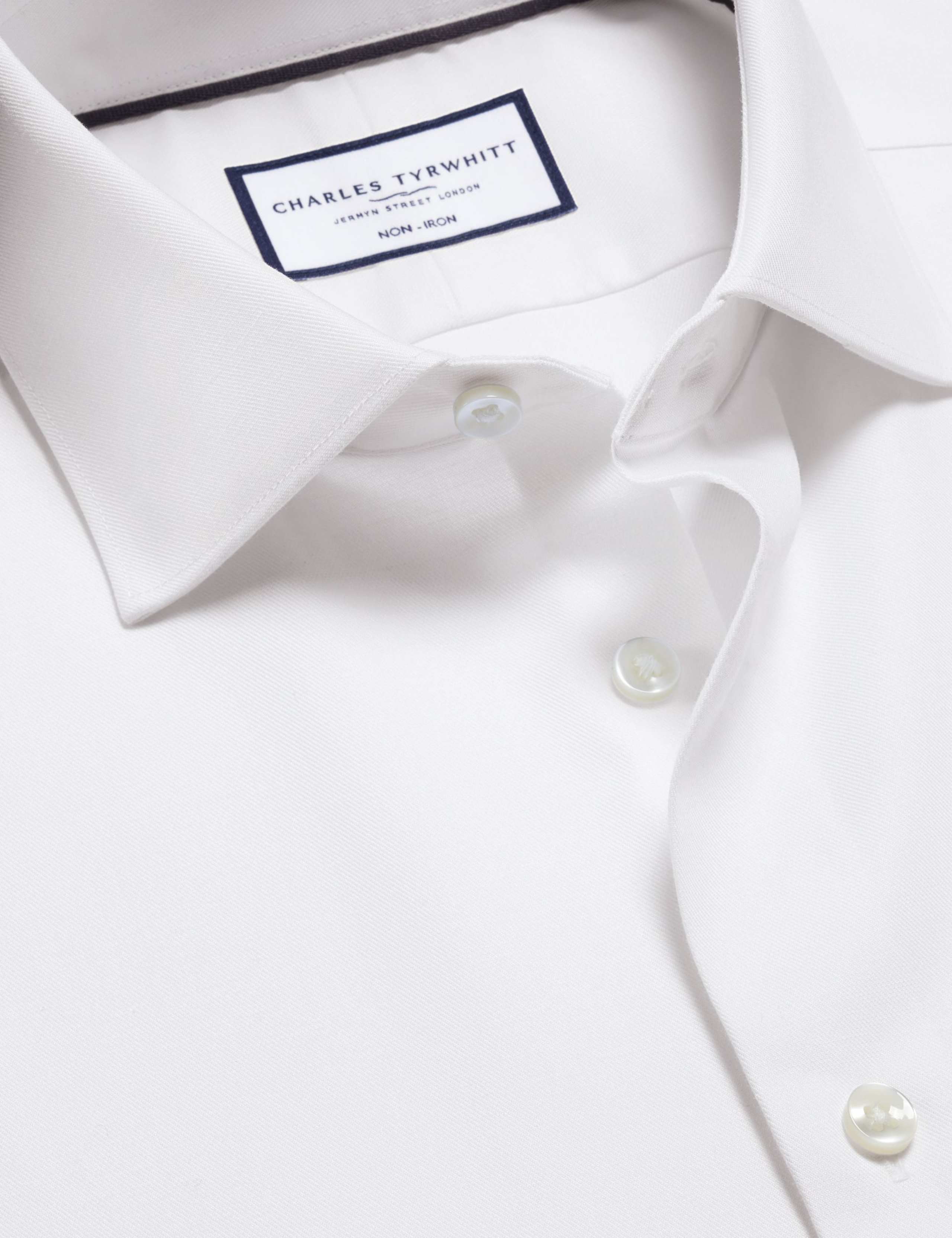 Slim Fit Non Iron Cotton Linen Oxford Shirt 4 of 6