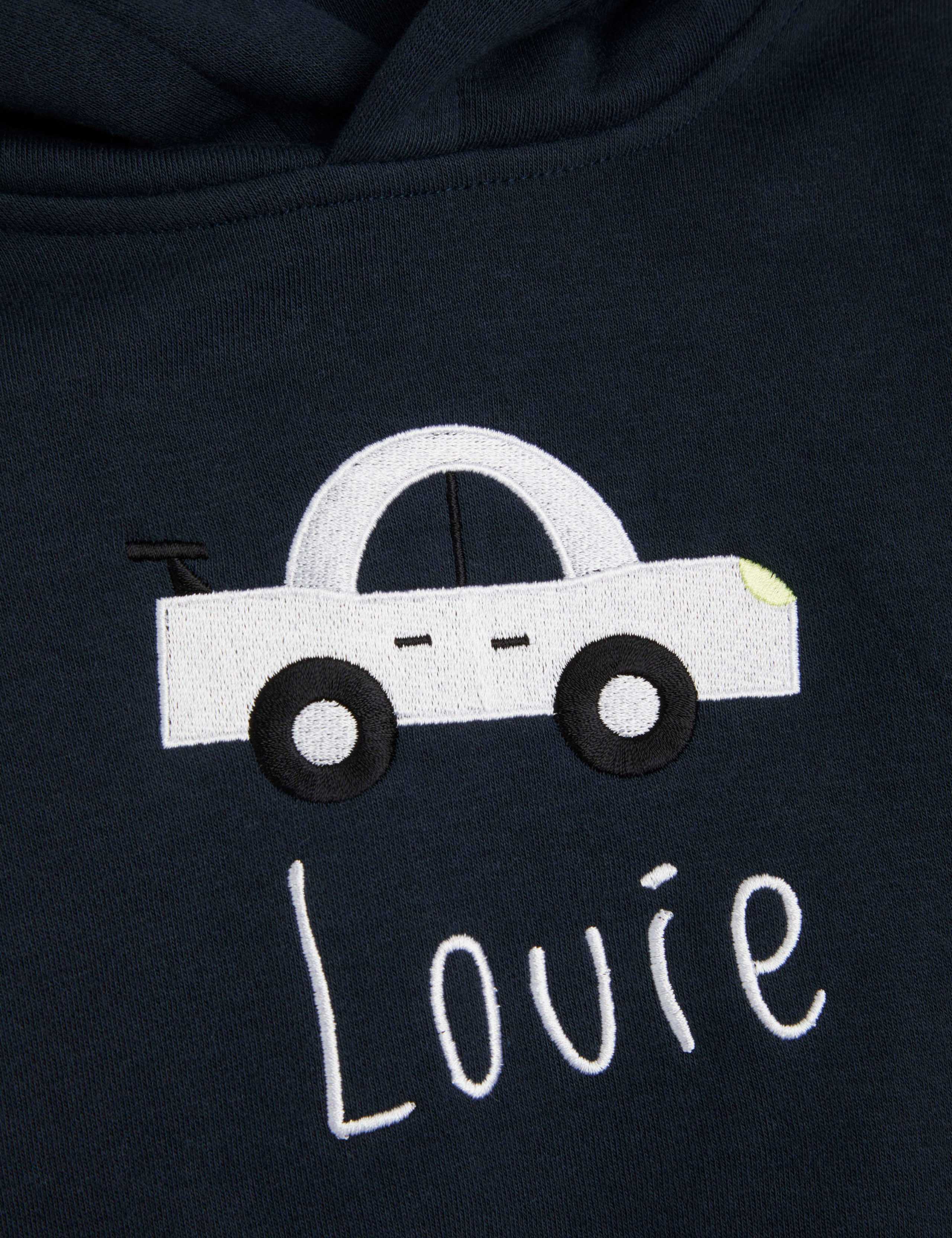 Personalised Car Hoodie (6-24 Mths) 2 of 3