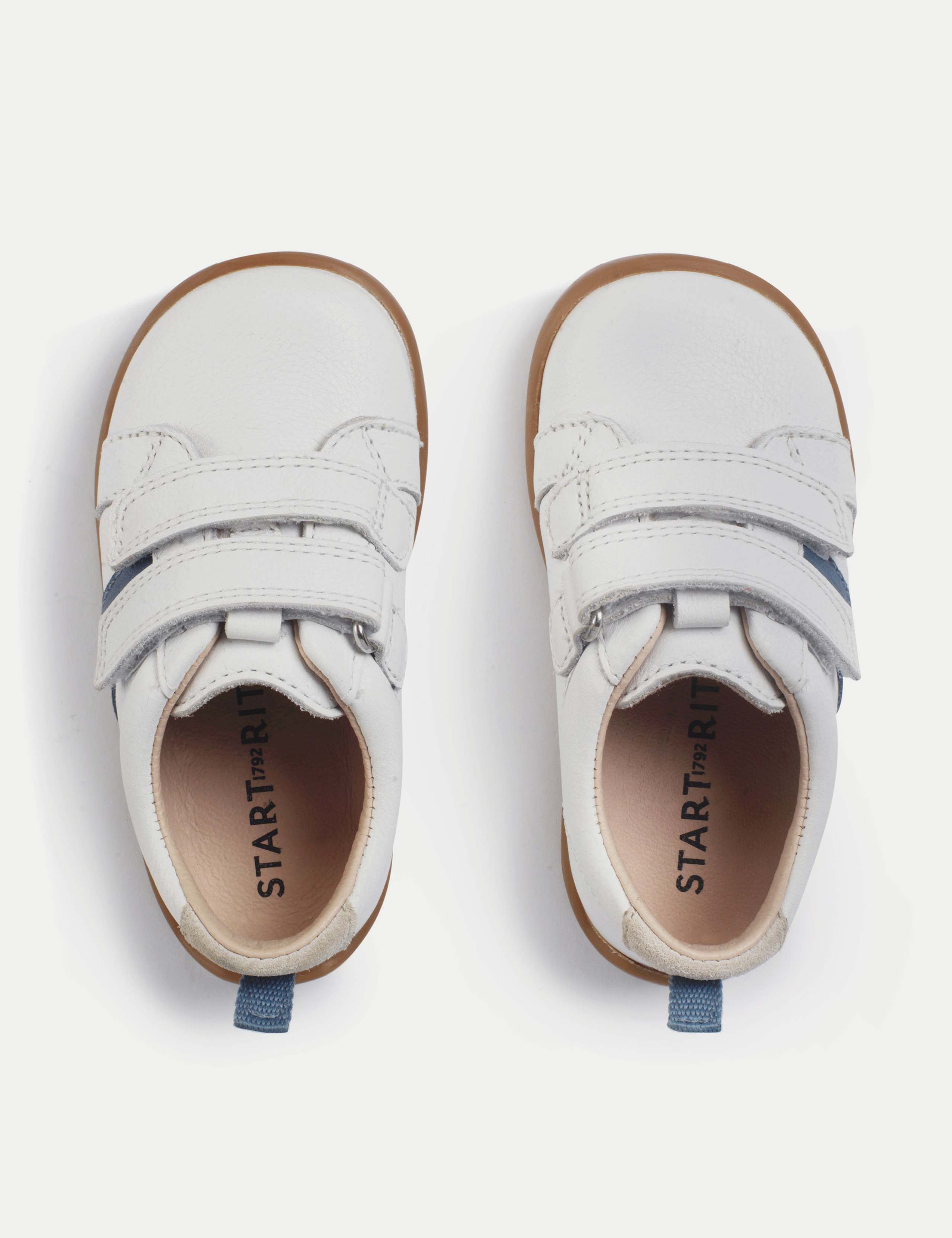 Kids' Leather Riptape Trainers (4 Small - 8 Small) 2 of 6