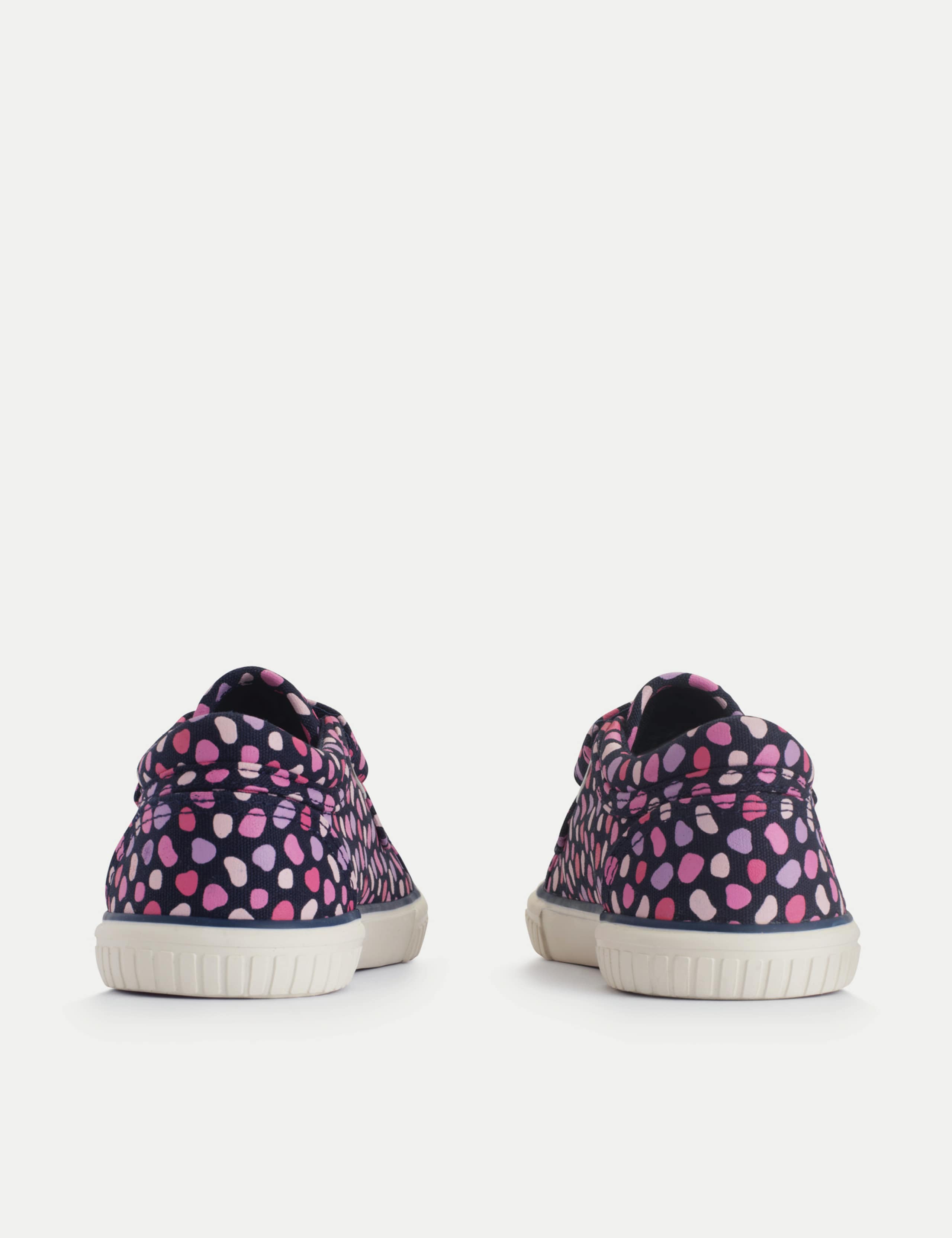 Kids' Splash Print Canvas Riptape Trainers (6 Small - 3 Large) 4 of 6