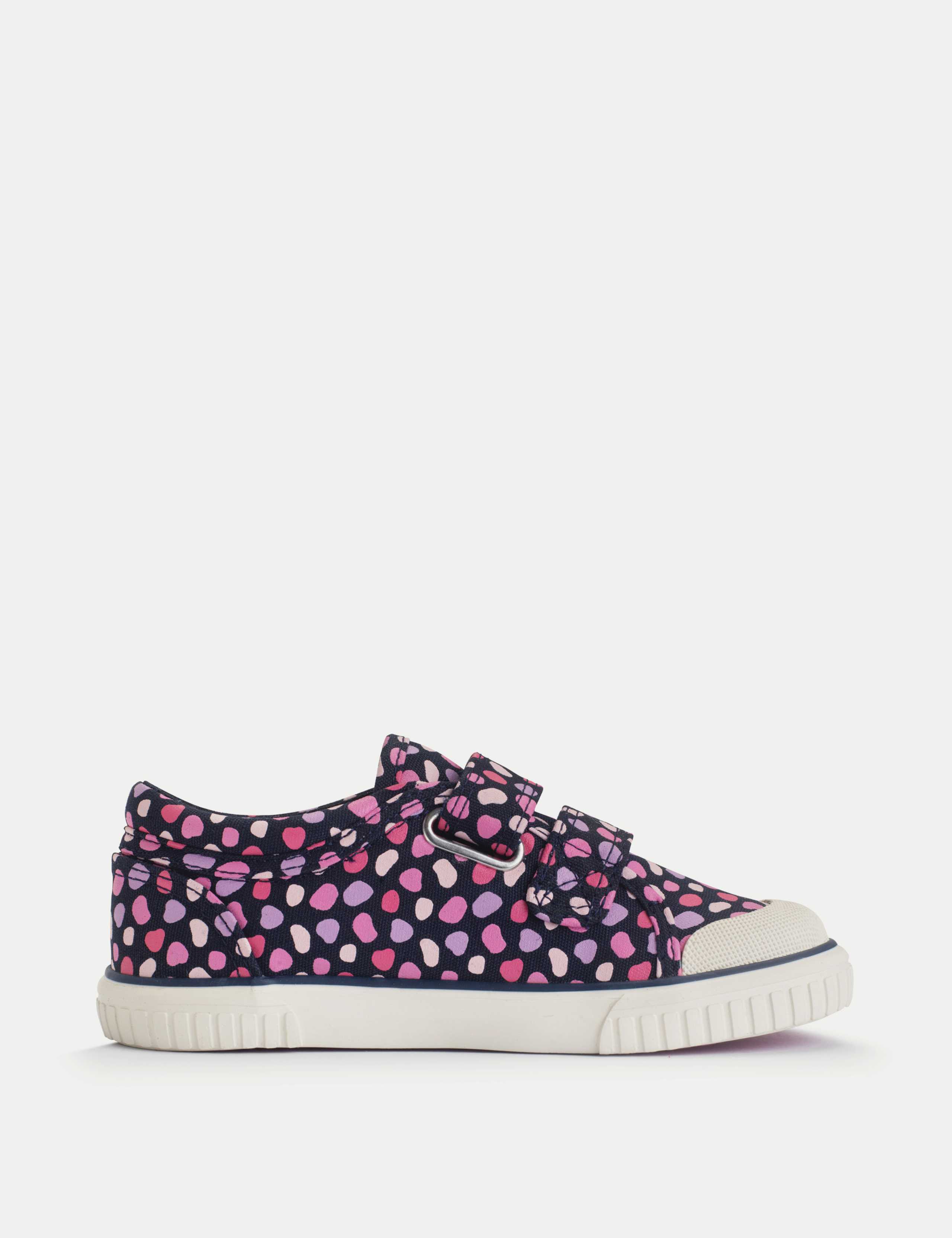 Kids' Splash Print Canvas Riptape Trainers (6 Small - 3 Large) 5 of 6
