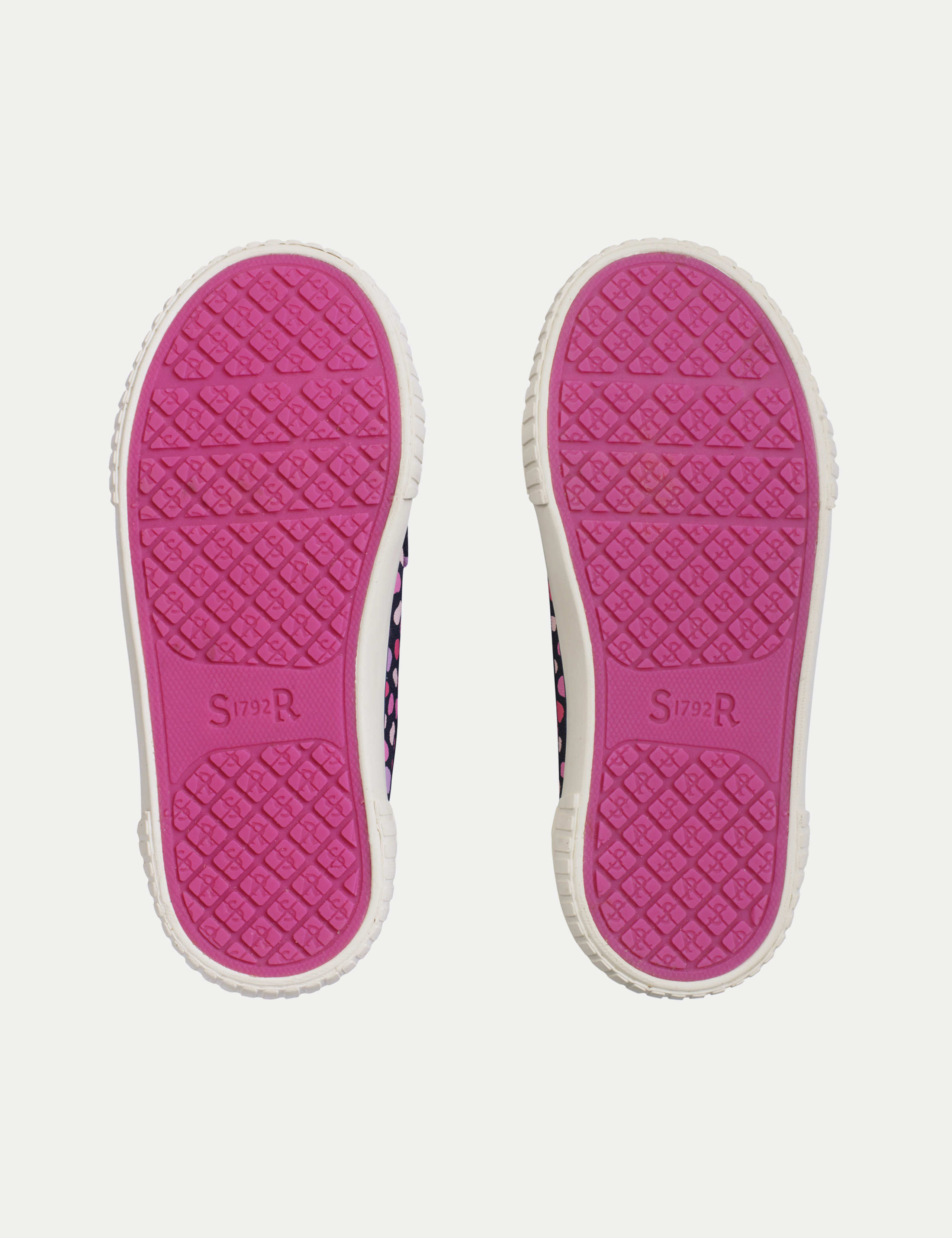 Kids' Splash Print Canvas Riptape Trainers (6 Small - 3 Large) 6 of 6